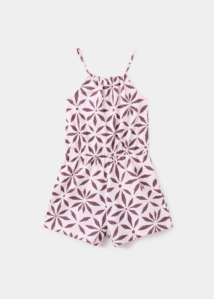 Floral print jumpsuit — Light/Pastel Purple