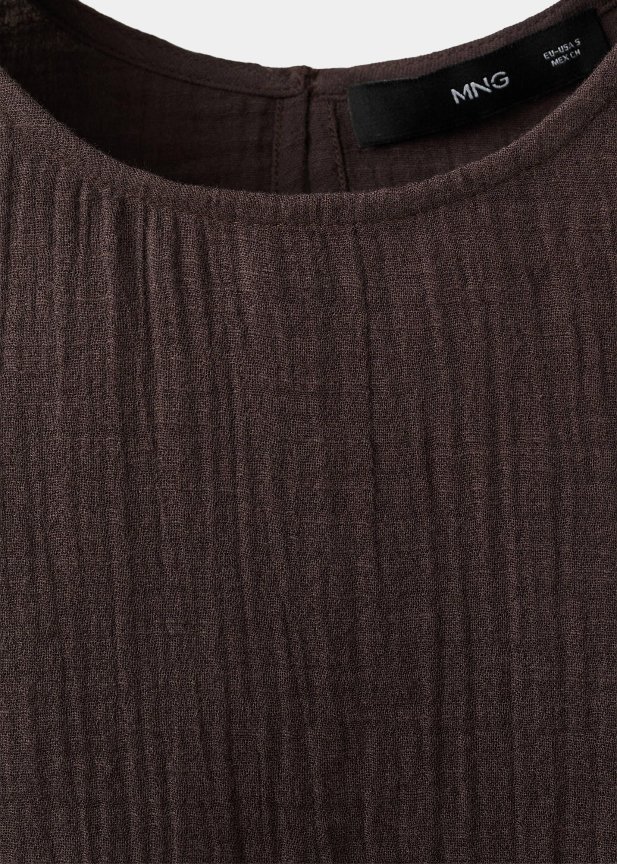 Side-tie batiste top - Details of the article 8