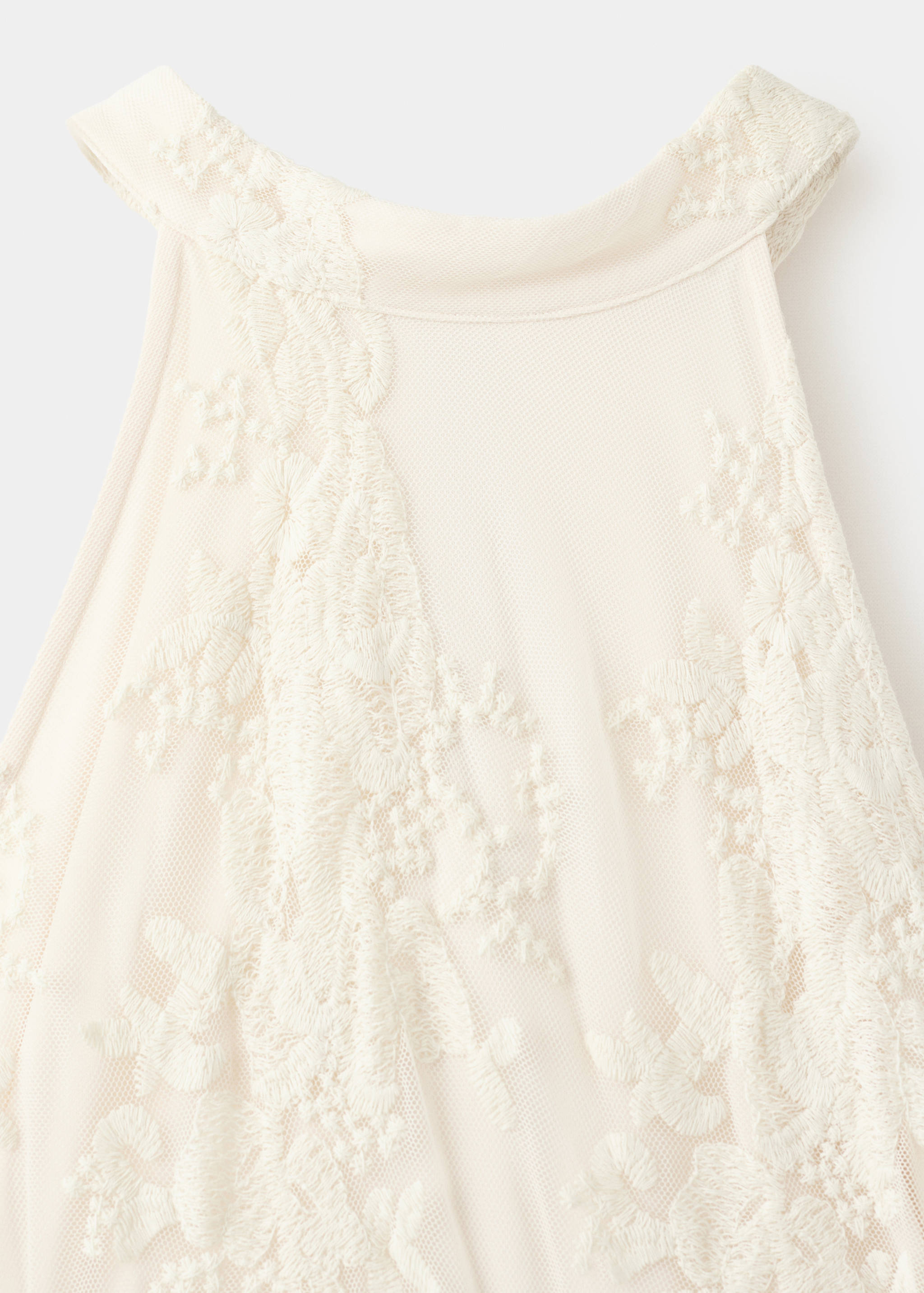 Frills embroidered dress - Details of the article 8