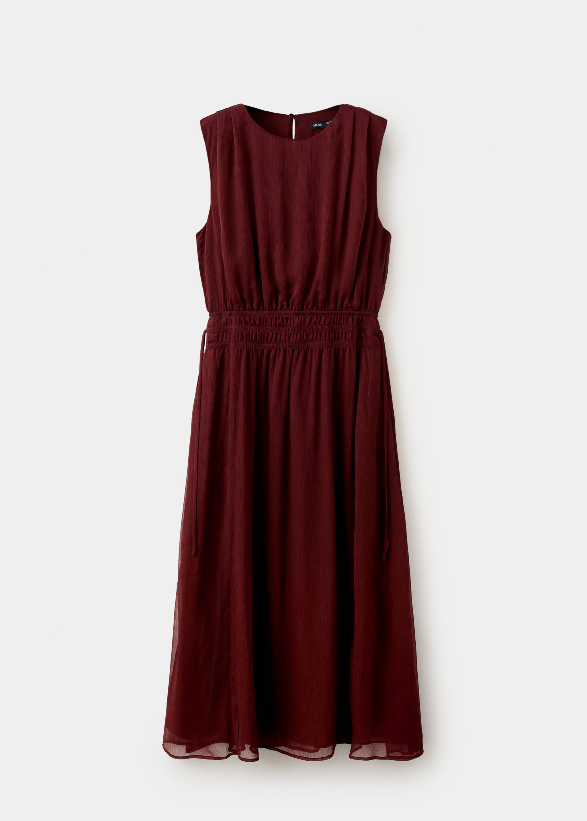 Flowy dress with gathered waist - Article without model