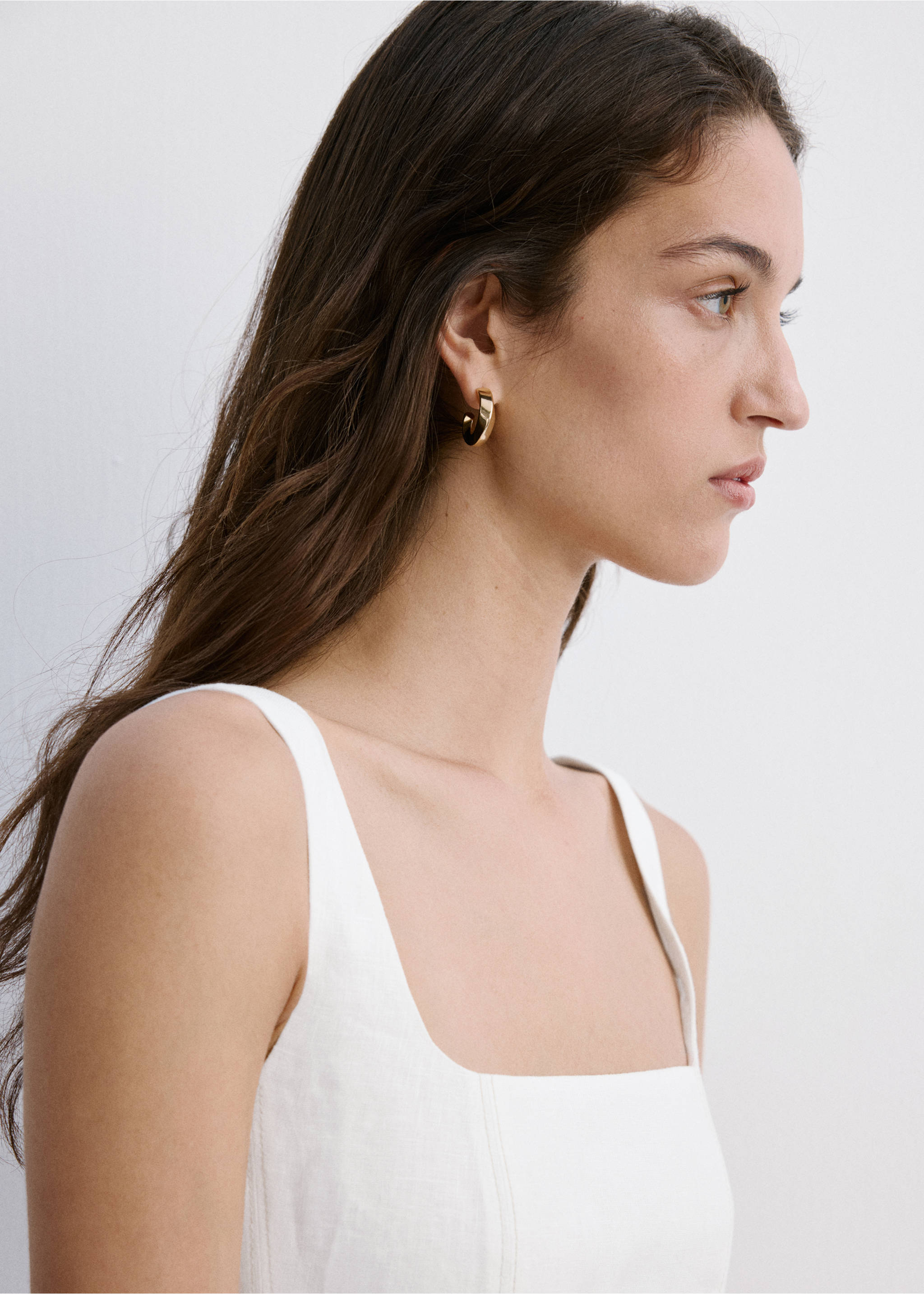 Dress lena - Details of the article 1, White. Ref: 27019076-00.