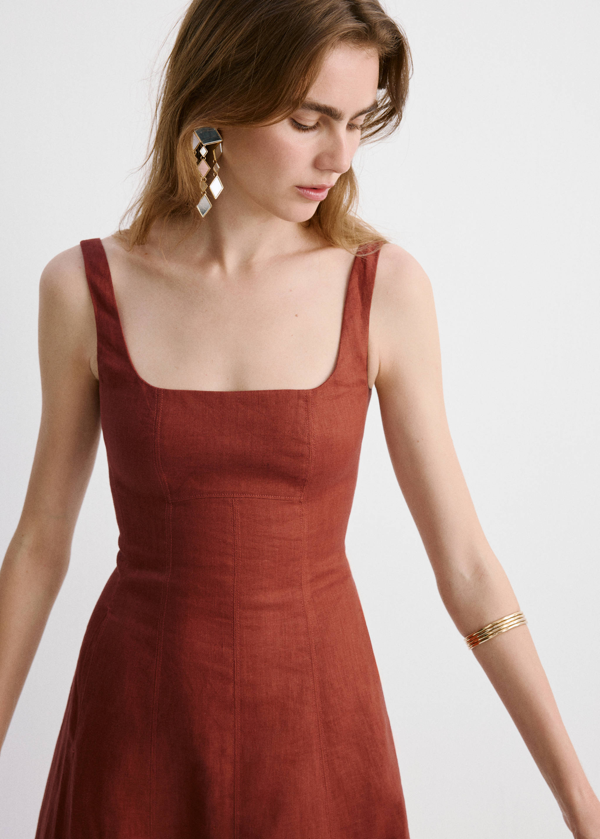 Dress lena - Medium plane