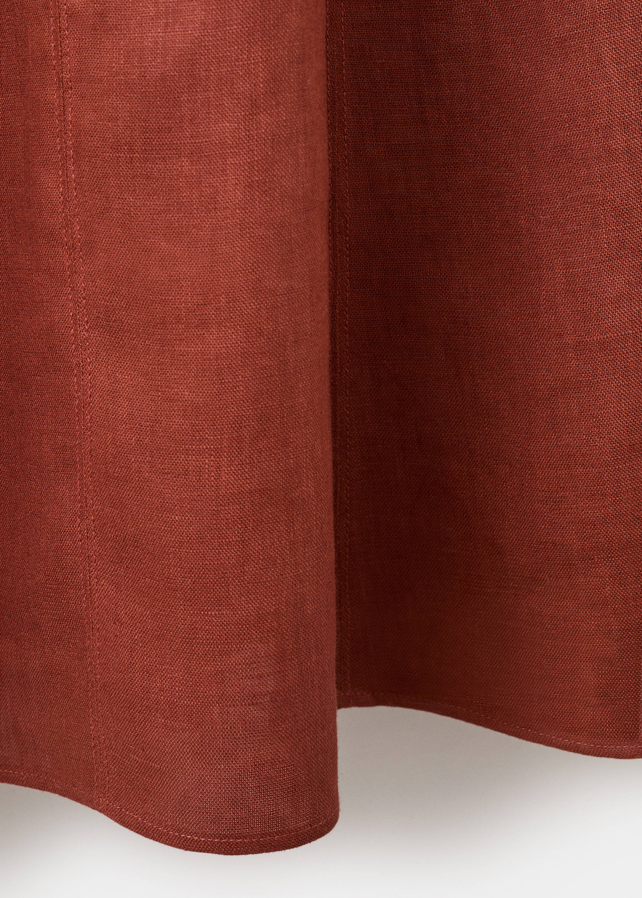 A-line linen dress with pockets - Details of the article 8