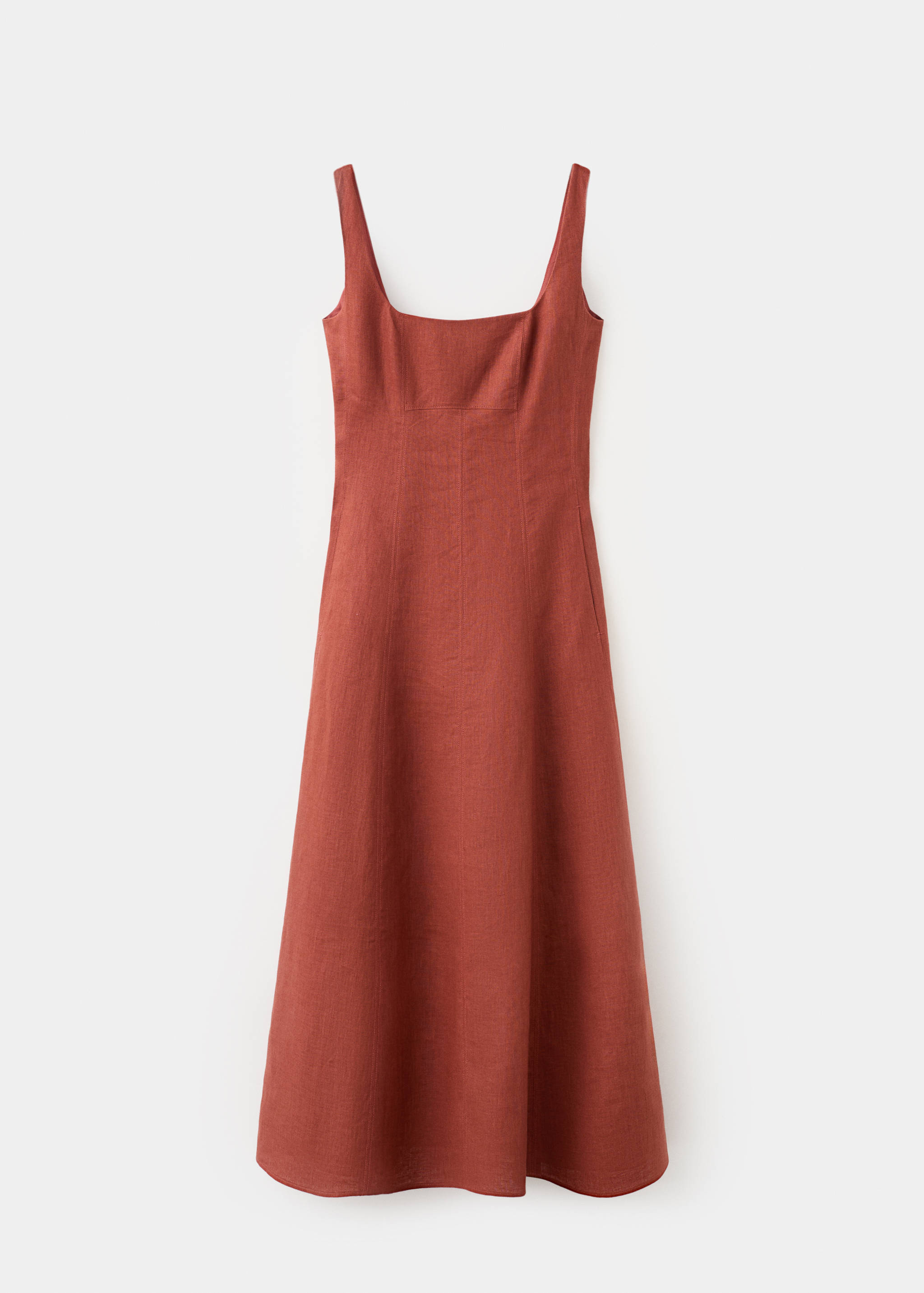 A-line linen dress - Article without model