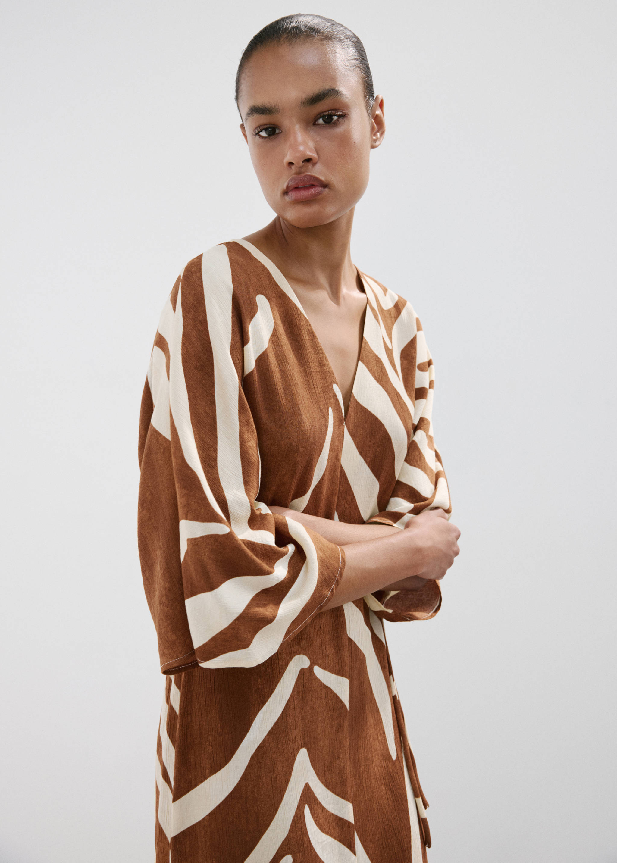 Robe coton imprimée - Détail de l'article 1