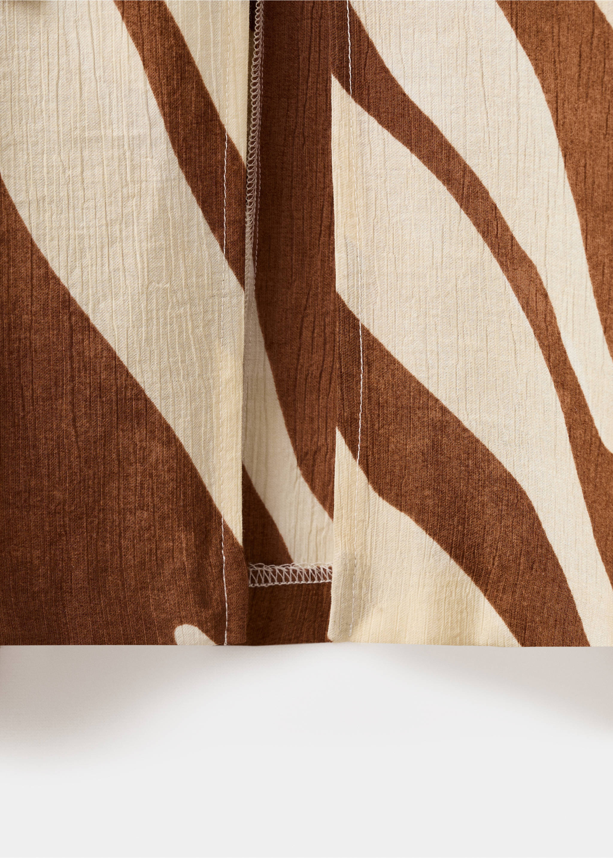 Robe coton imprimée - Détail de l'article 0, Marron. Ref: 27019078-00.