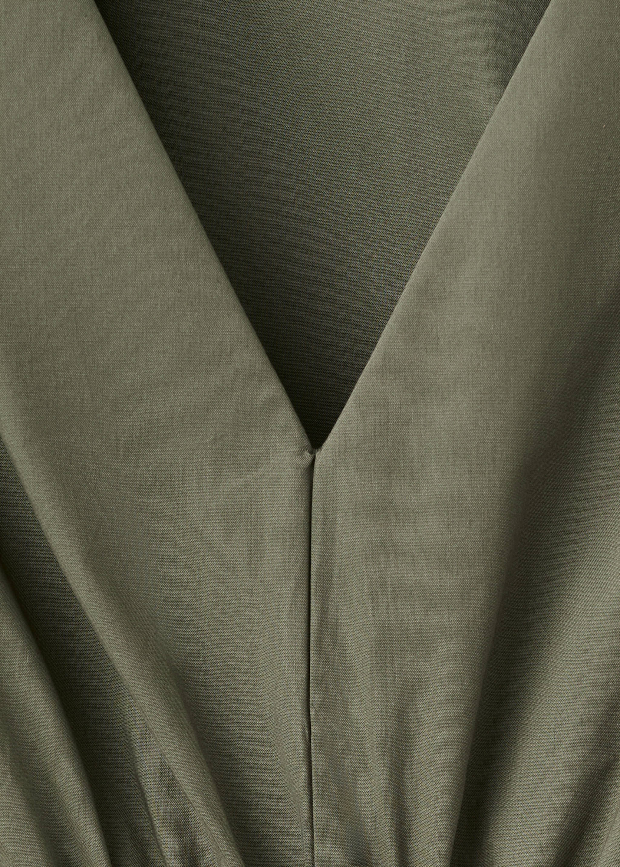 Robe coton col V - Détail de l'article 8