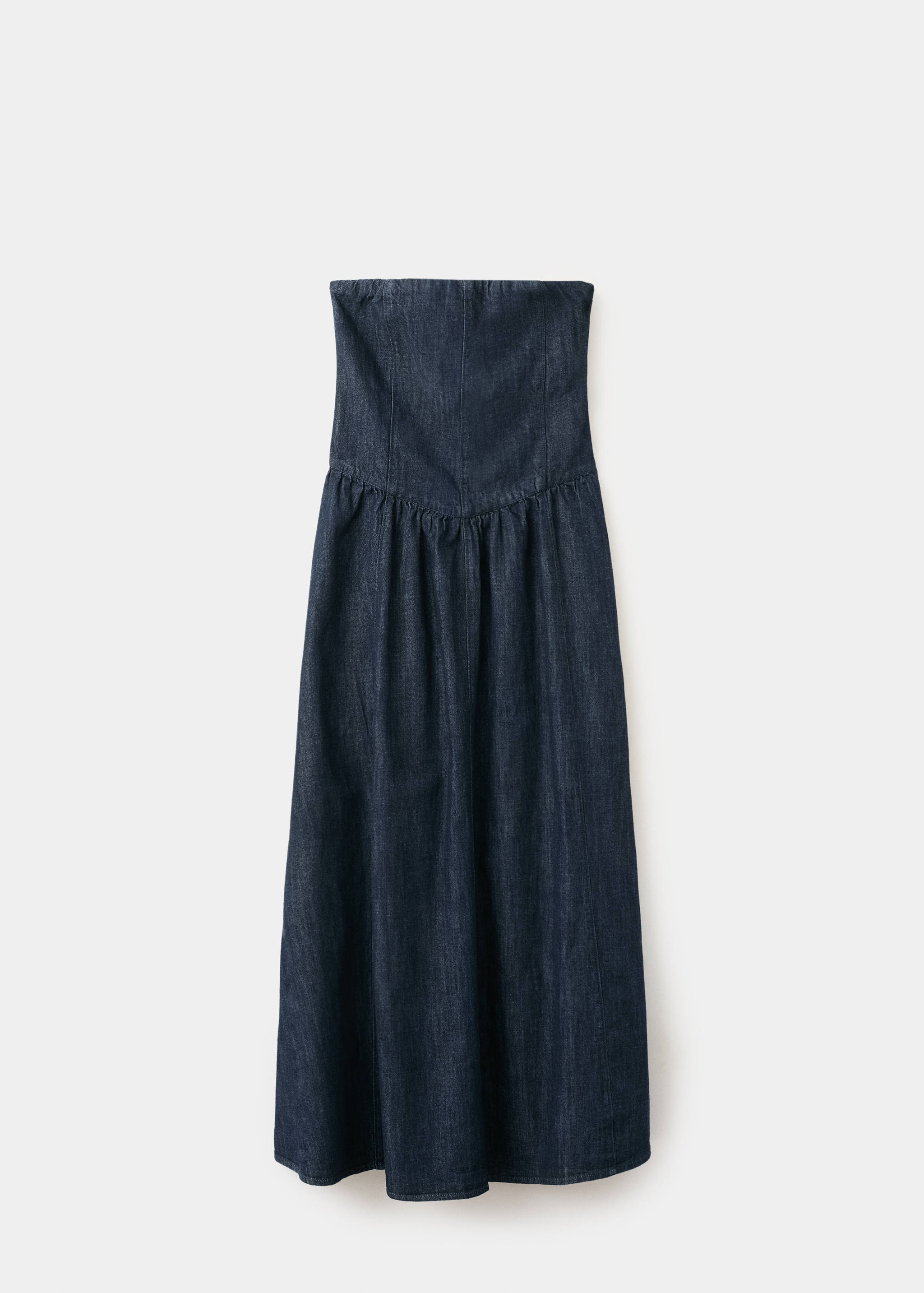 Strapless denim dress - Article without model