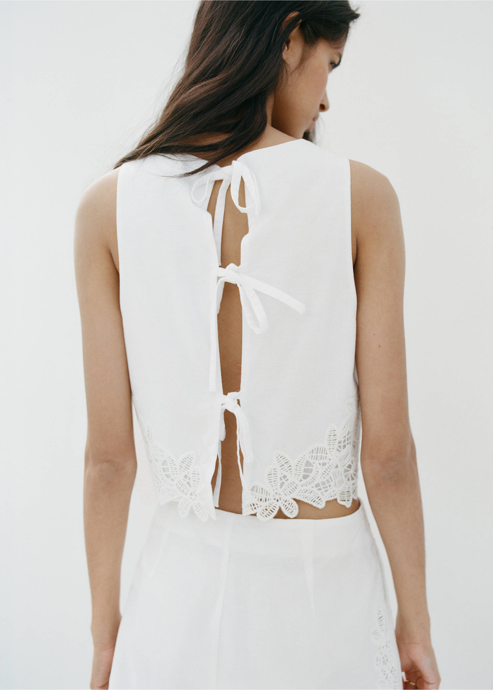 Top mila - Reverse of the article, Off White. Ref: 27019084-00.