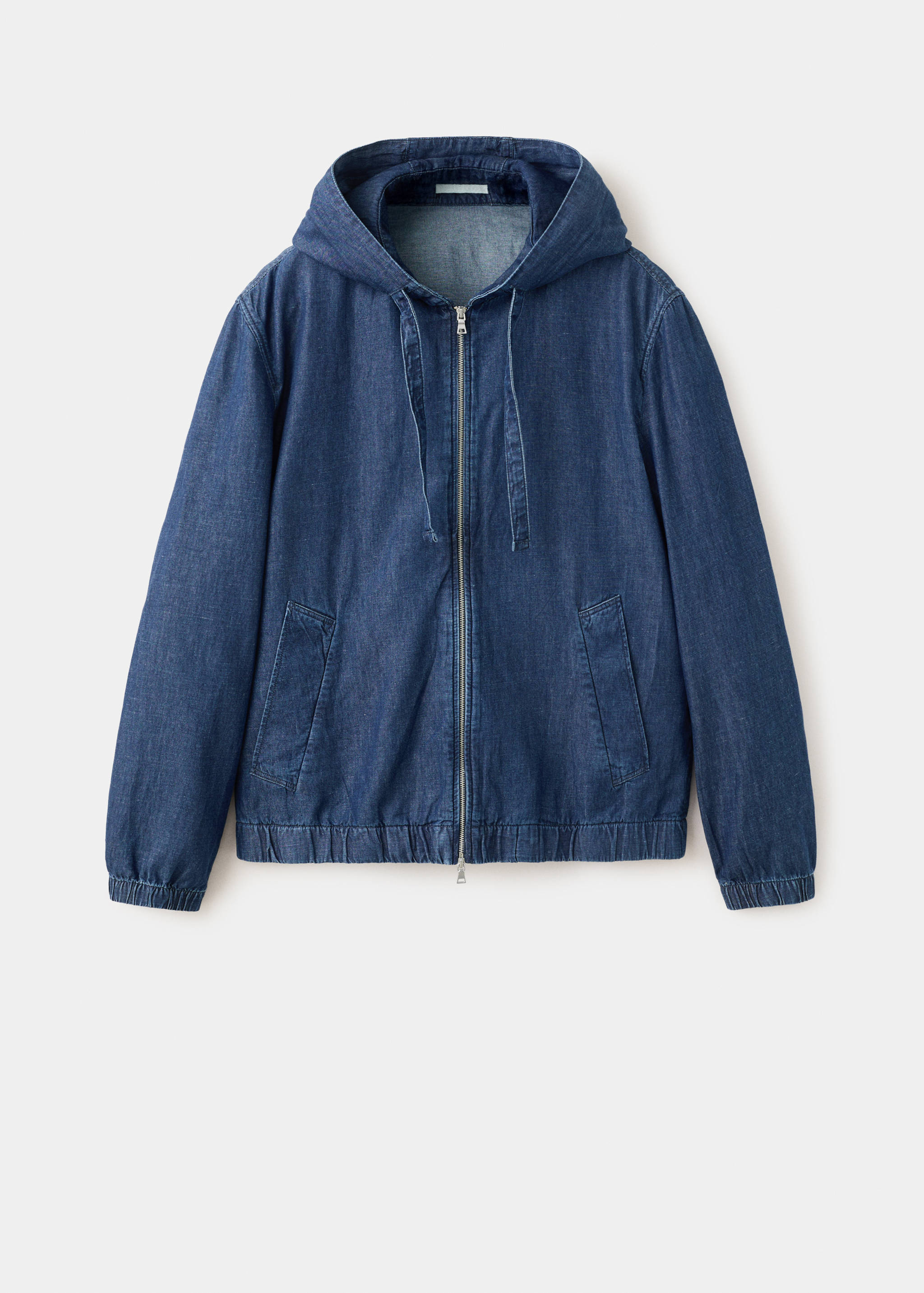 Hooded denim jacket - Article without model