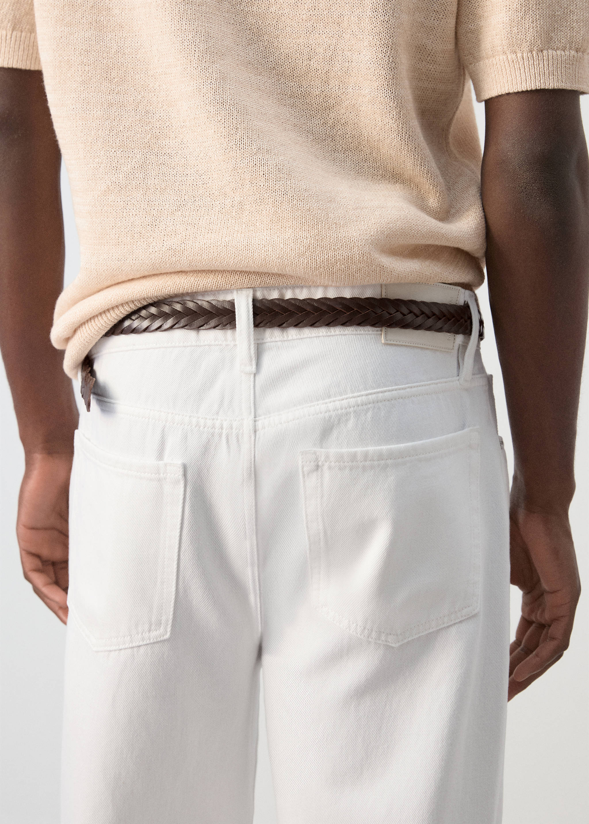 100% cotton regular fit jeans - Details of the article 6