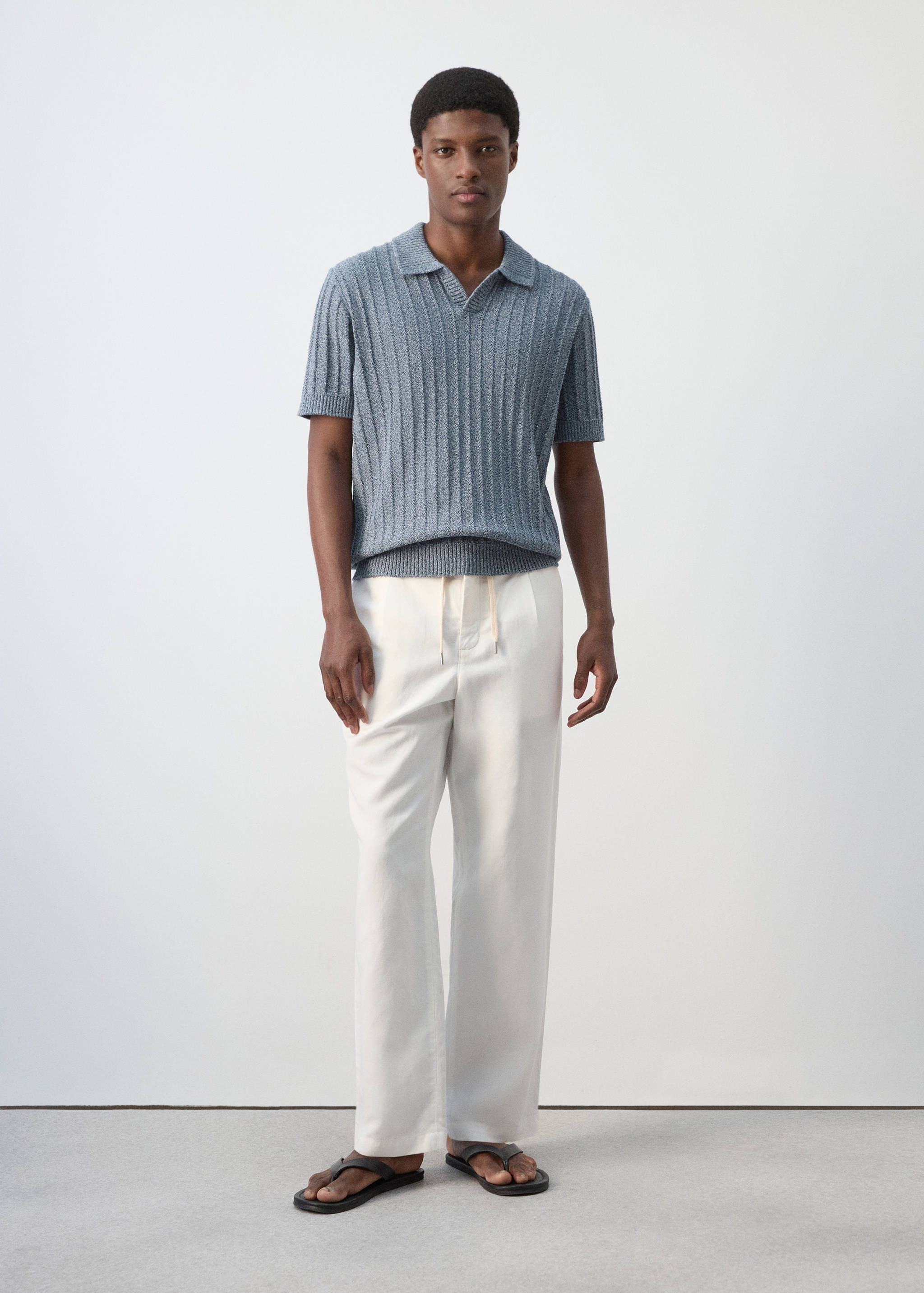 Polo shirt estreta - Общий план