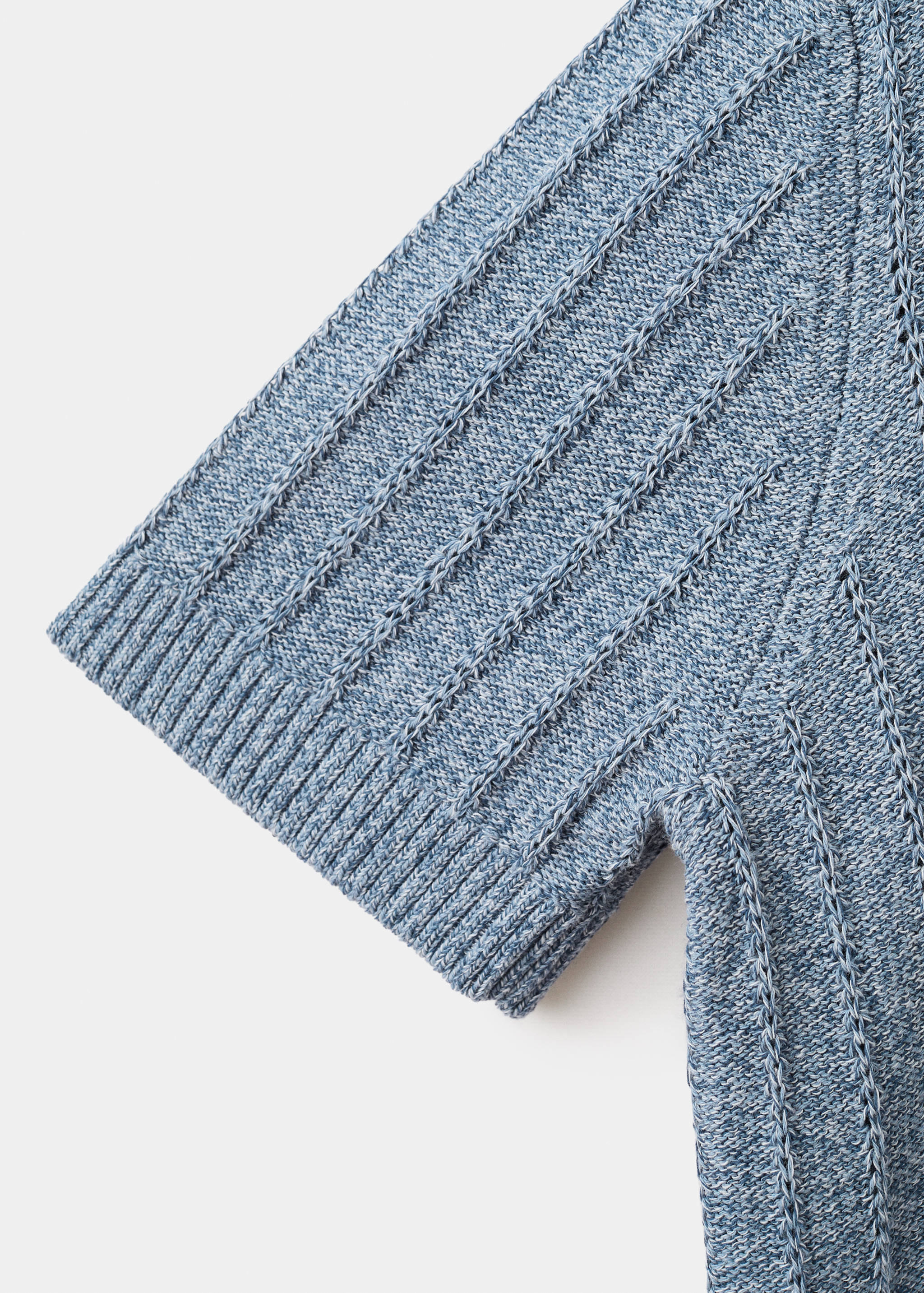 100% cotton fine-knit polo shirt - Details of the article 8