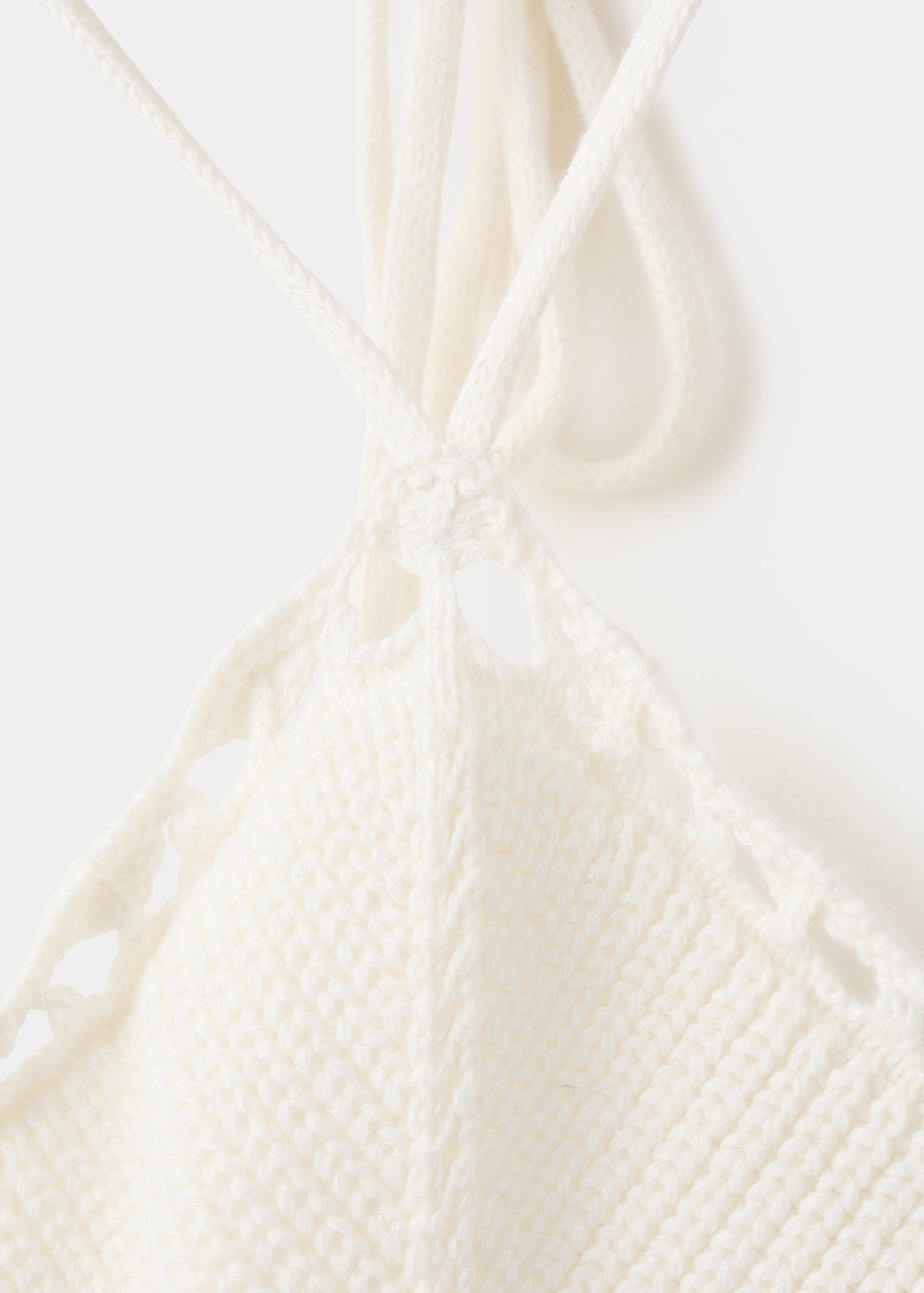 Crochet openwork halter top - Details of the article 8