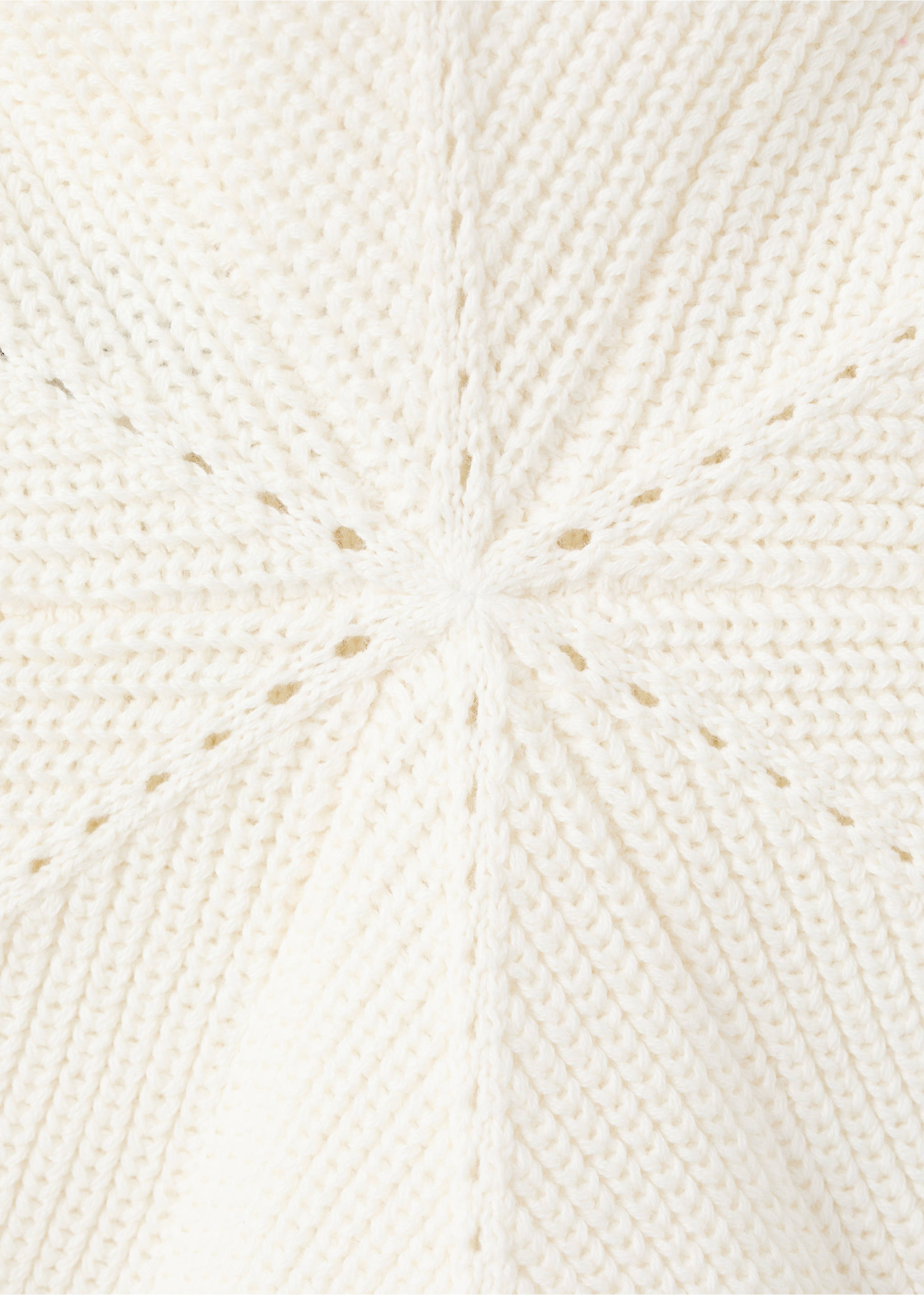 Crochet openwork halter top - Details of the article 0, White. Ref: 27019213-00.