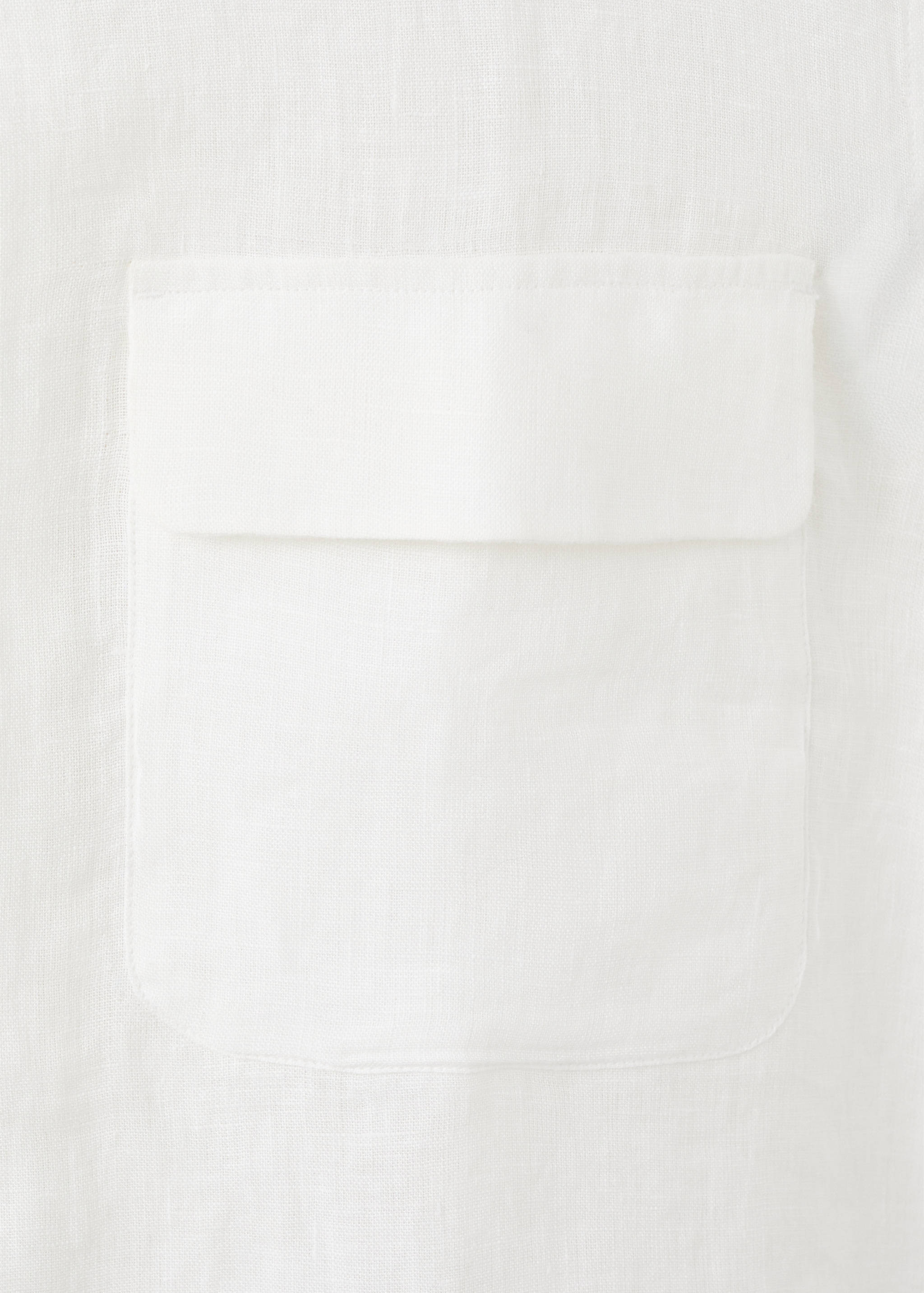 Chemise 100 % lin col bowling - Détail de l'article 0