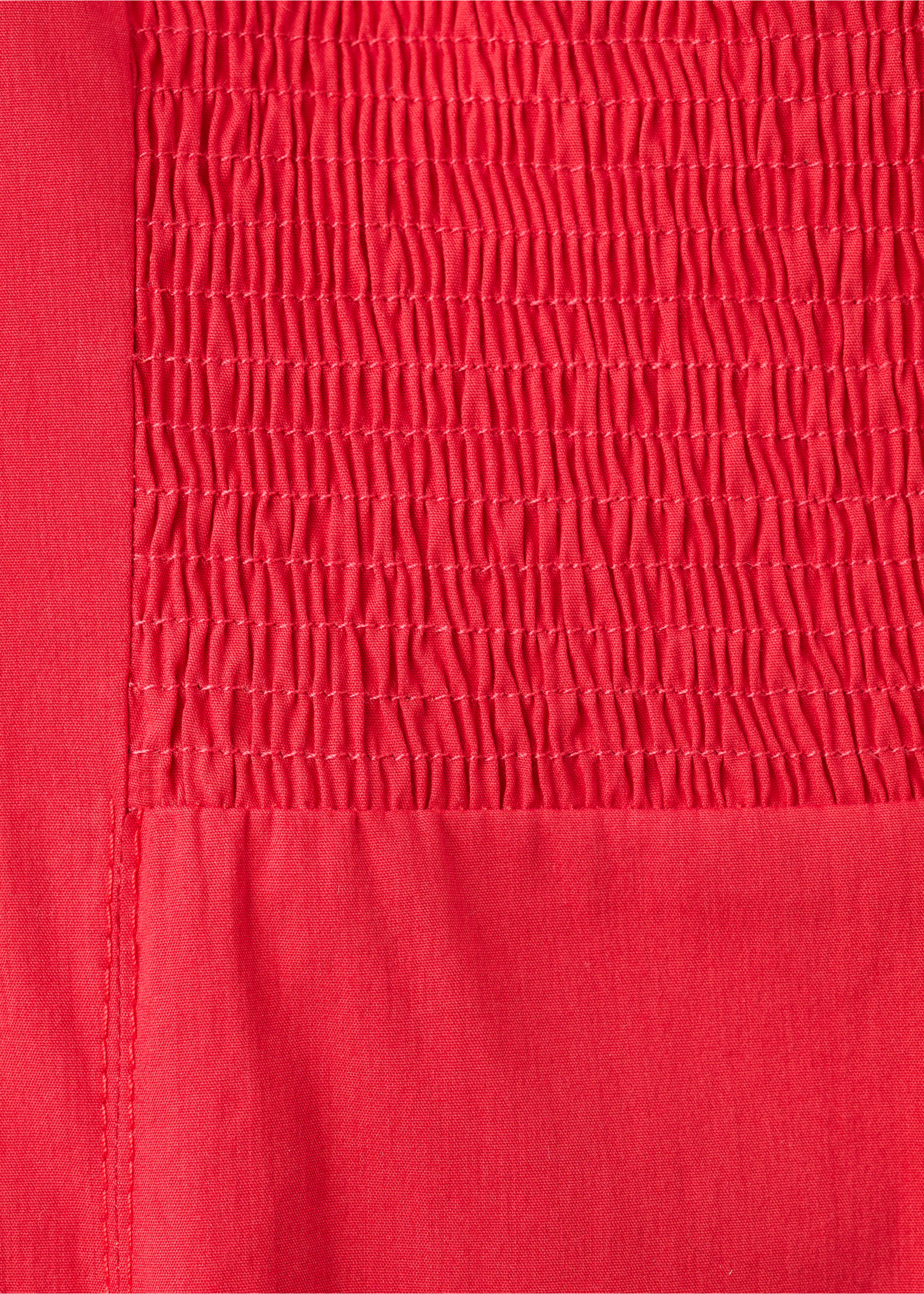 Long flared dress - Details of the article 0, Red. Ref: 27019219-00.