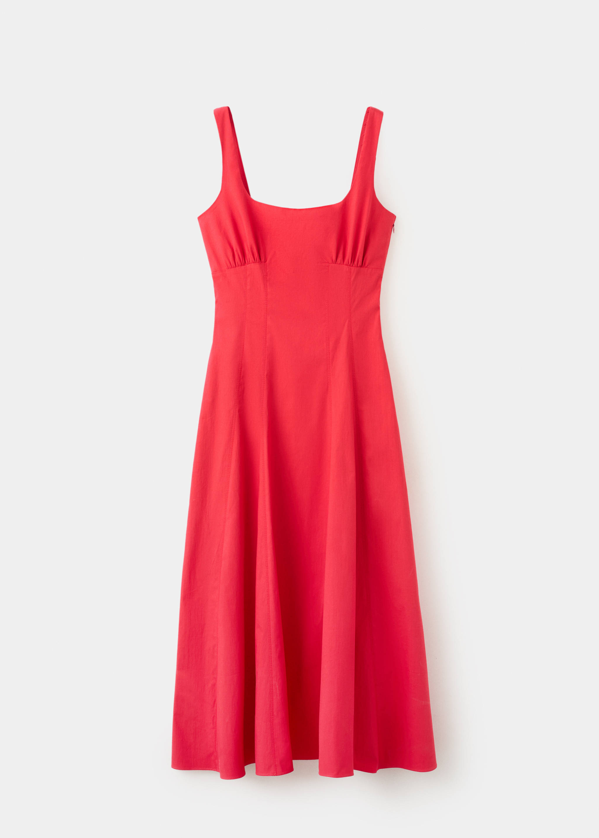 Ruched details A-line dress - Article without model