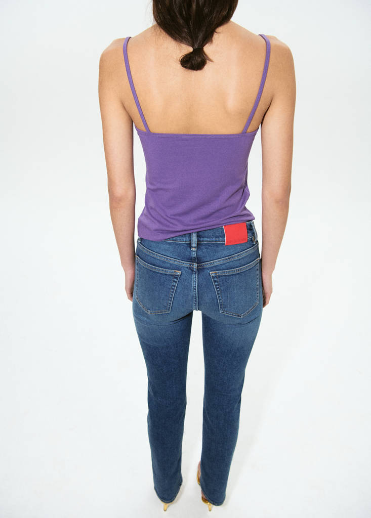 Low-rise skinny jeans — Medium Blue