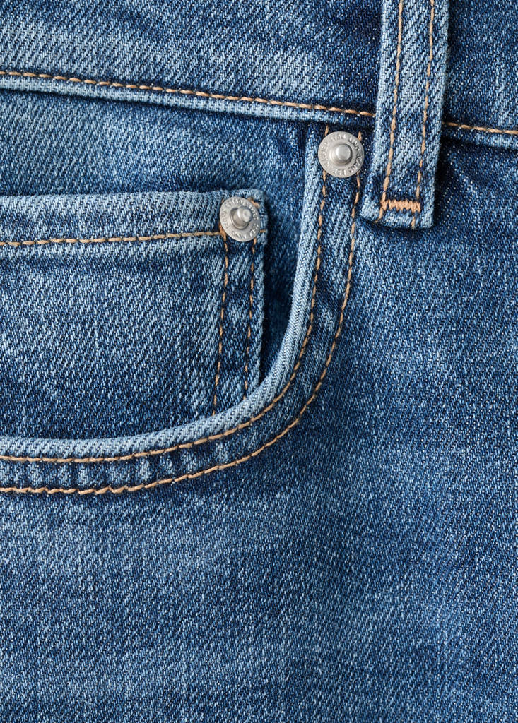 Low-rise skinny jeans — Medium Blue