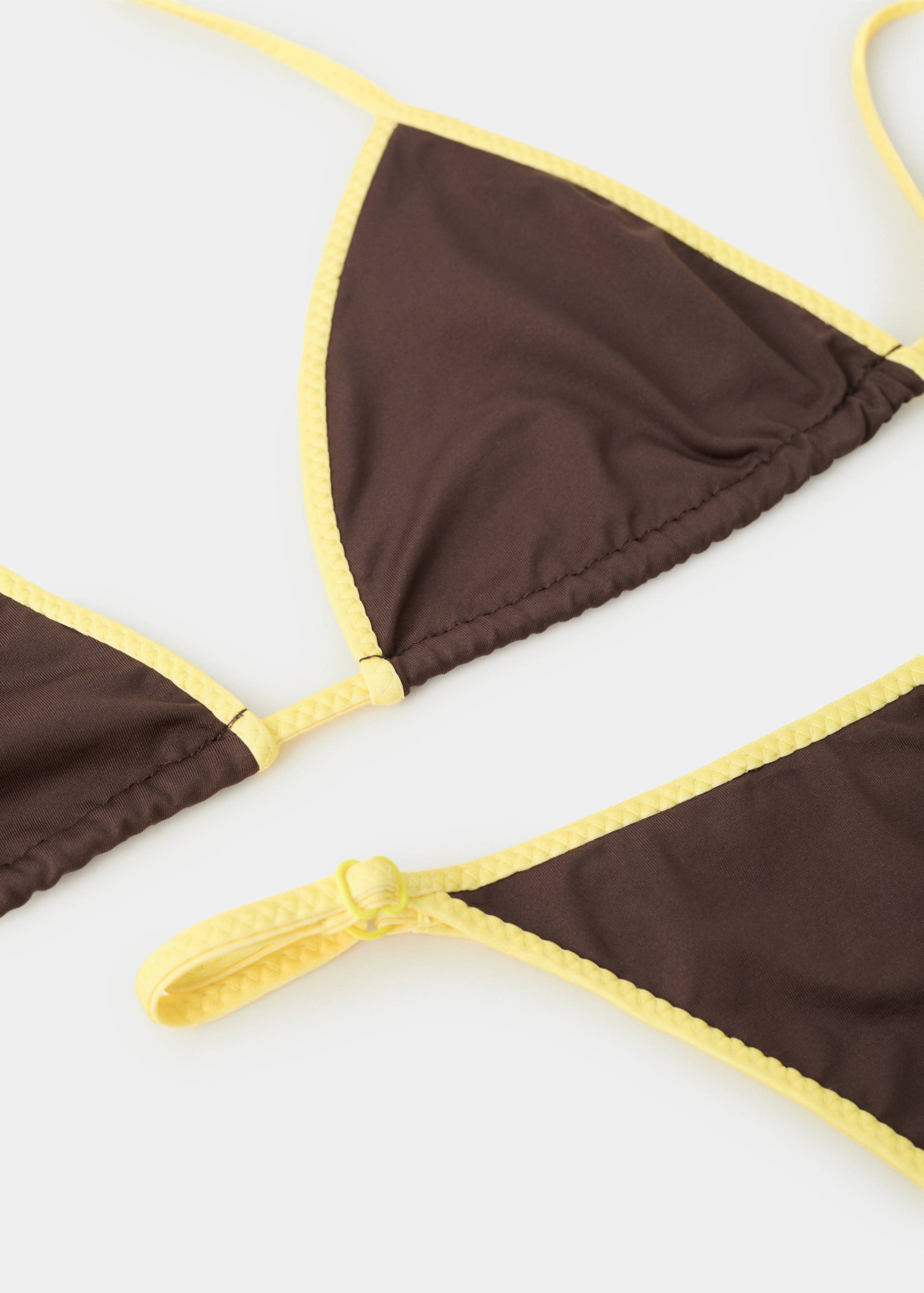 Bas de bikini avec liserés contrastés - Détail de l'article 0