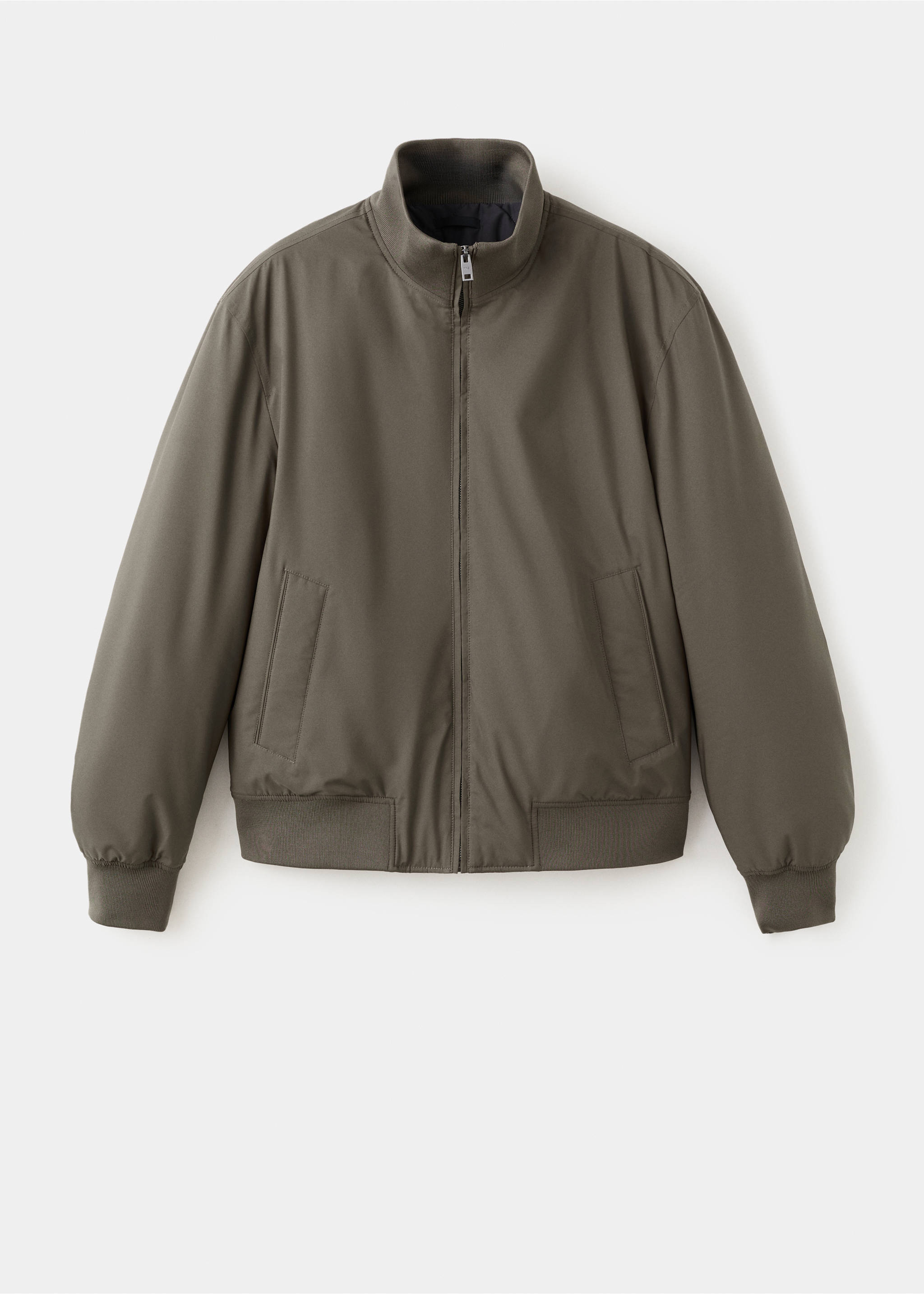 Water-repellent bomber jacket - Article without model, Khaki. Ref: 27021181-00.