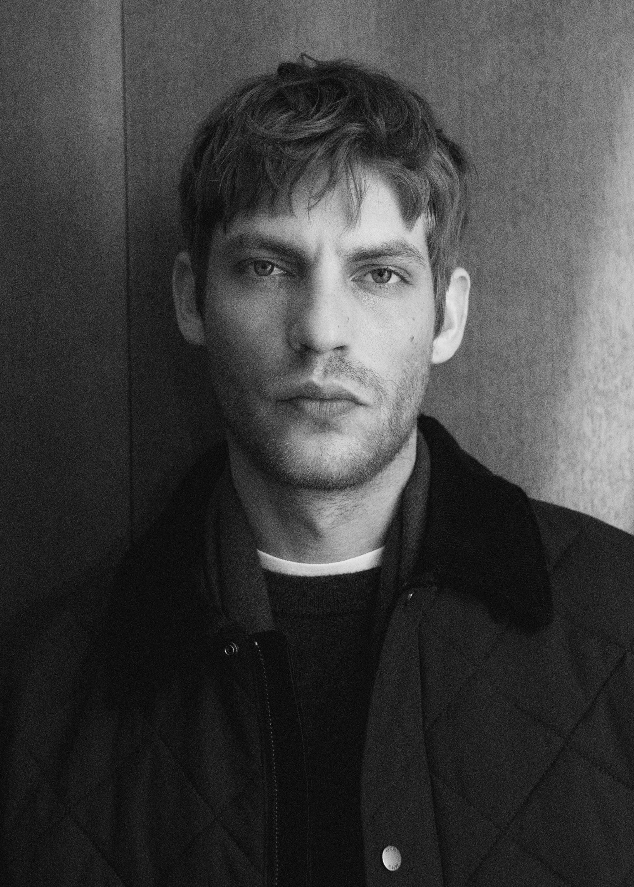 防水绗缝夹克 - null