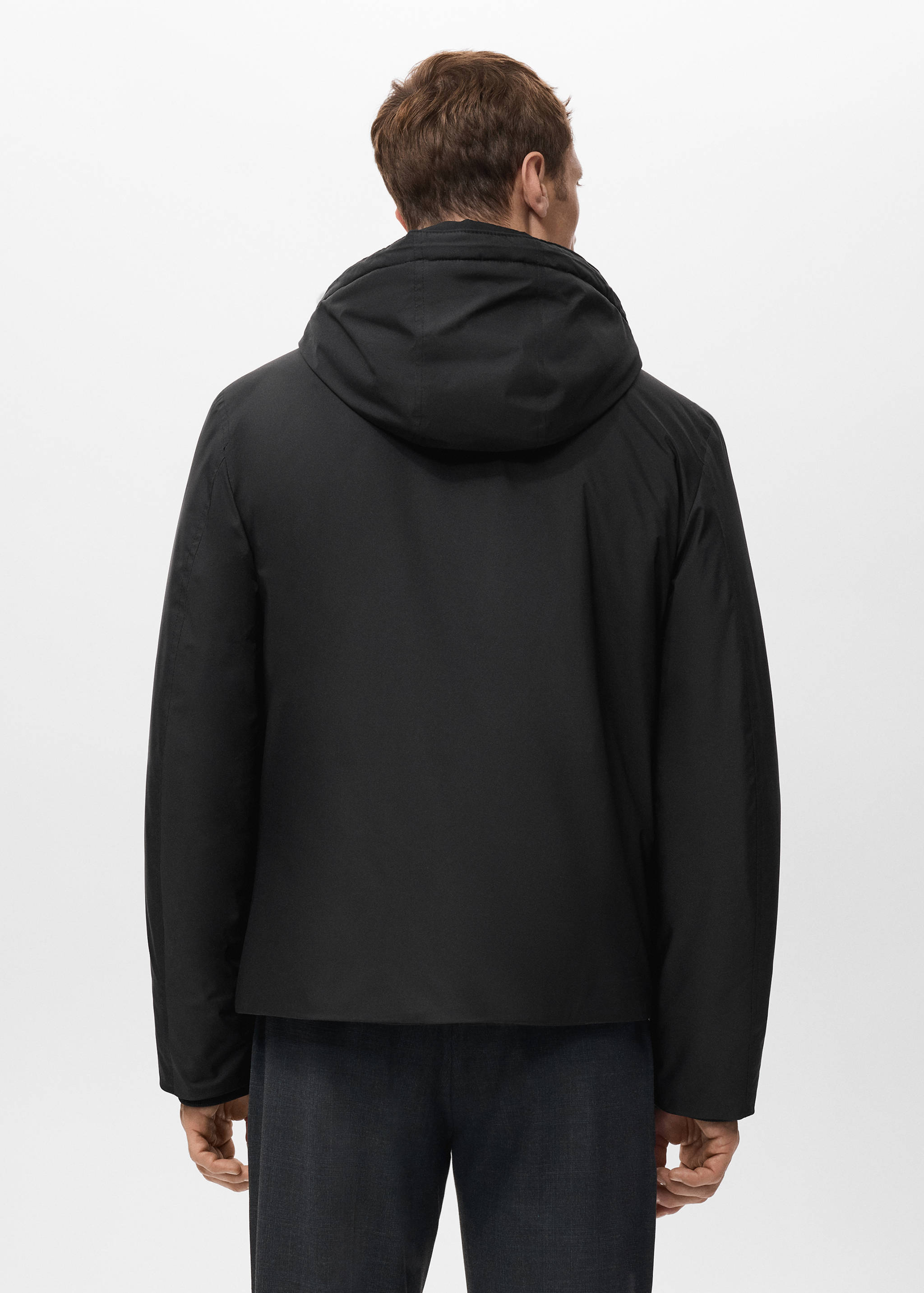 Стеганая водоотталкивающая куртка - Обратная сторона изделия