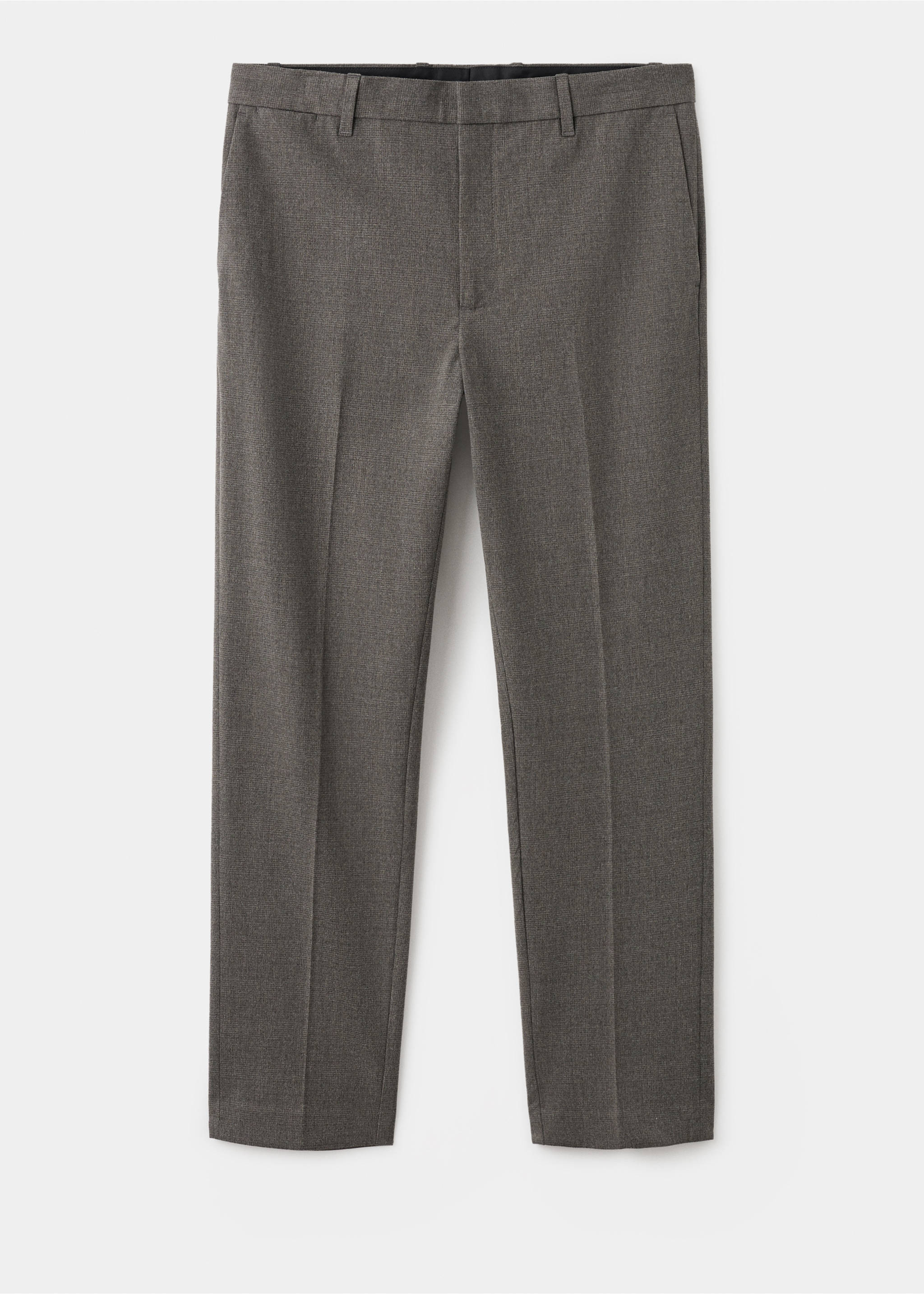Fluid regular-fit trousers - Article without model, Medium Brown. Ref: 27021189-00.
