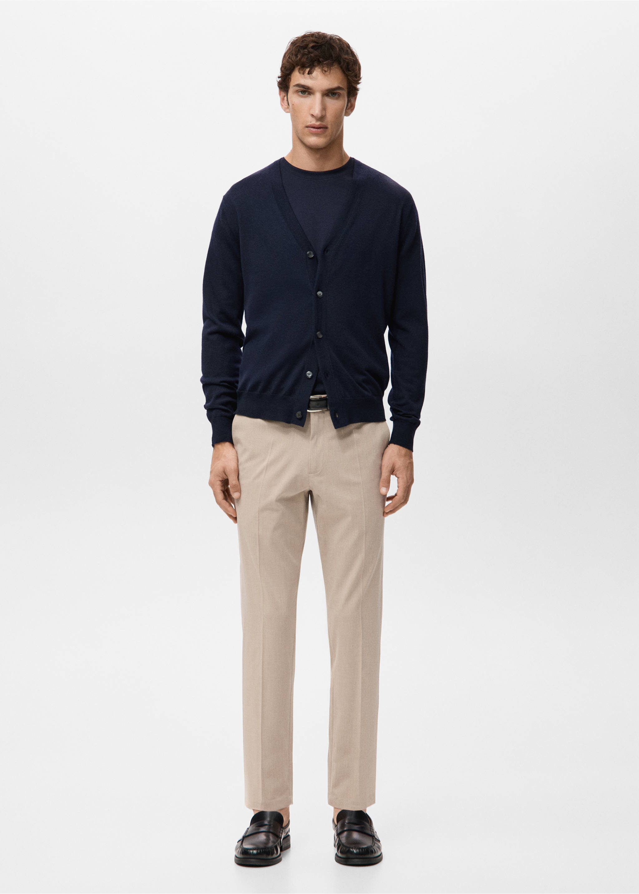 Bologna七分修身裤 - null, 米黄色. Ref: 27021190-00.