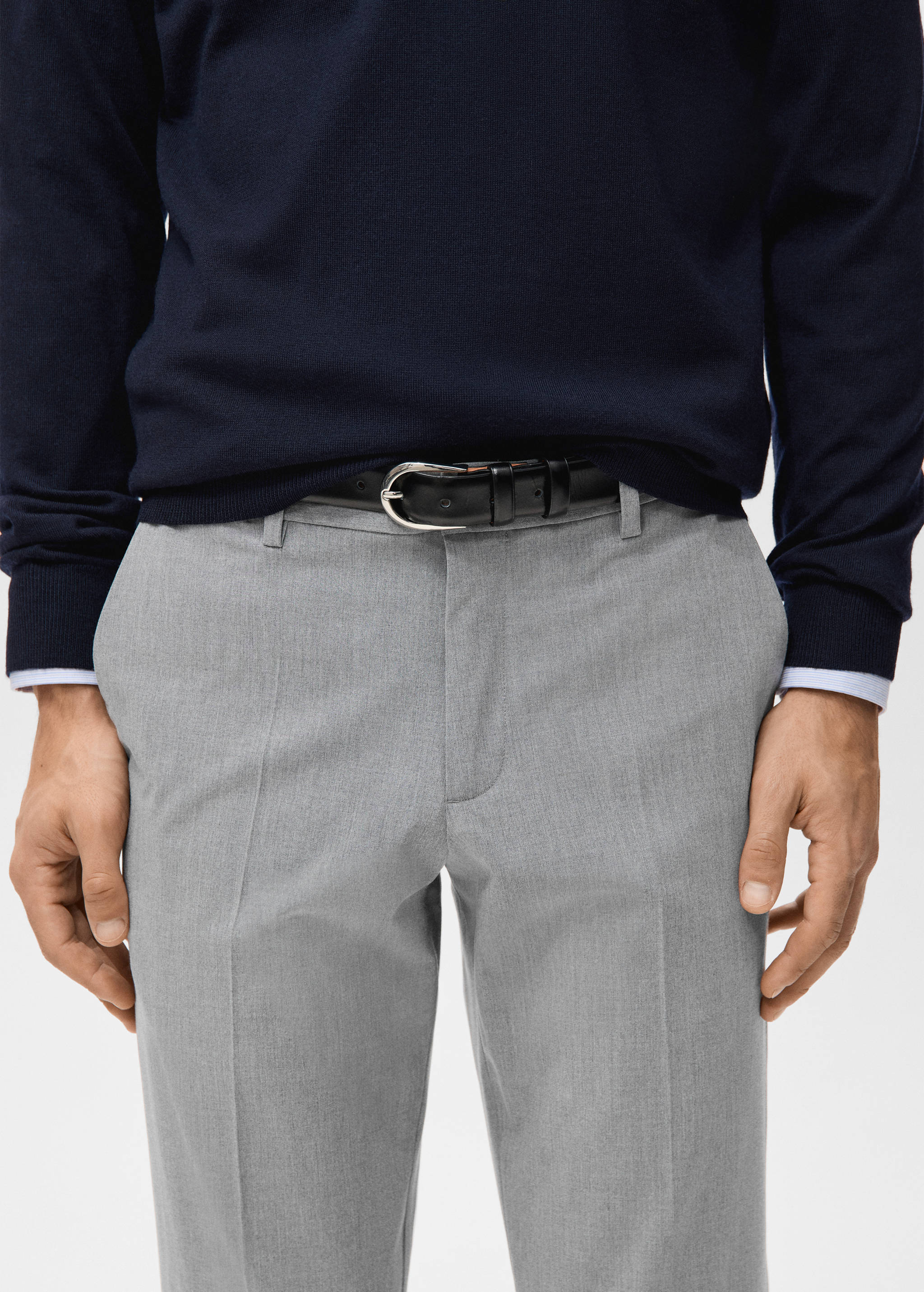 Bologna七分修身裤 - null