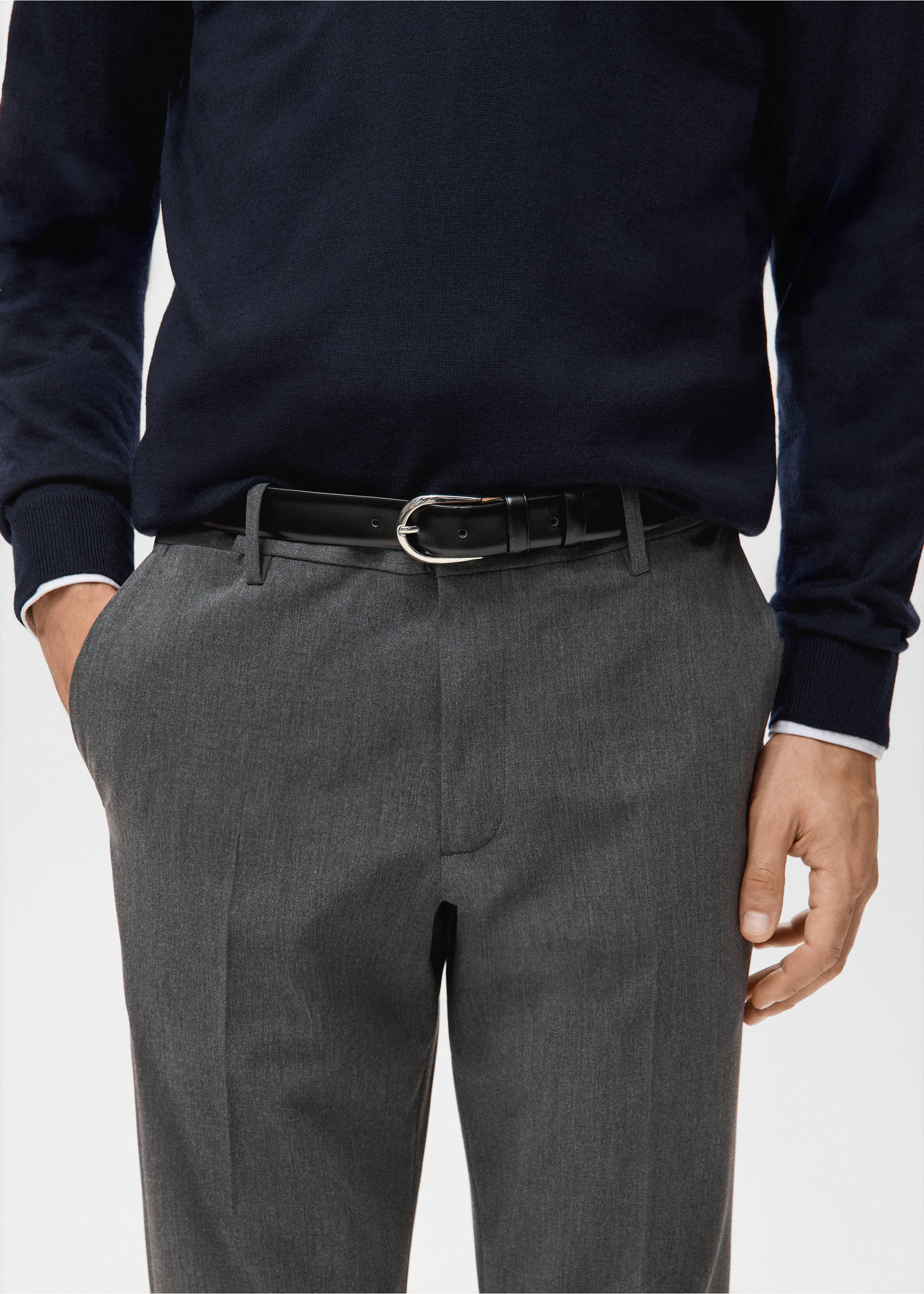 Bologna七分修身裤 - null, 灰色. Ref: 27021190-00.