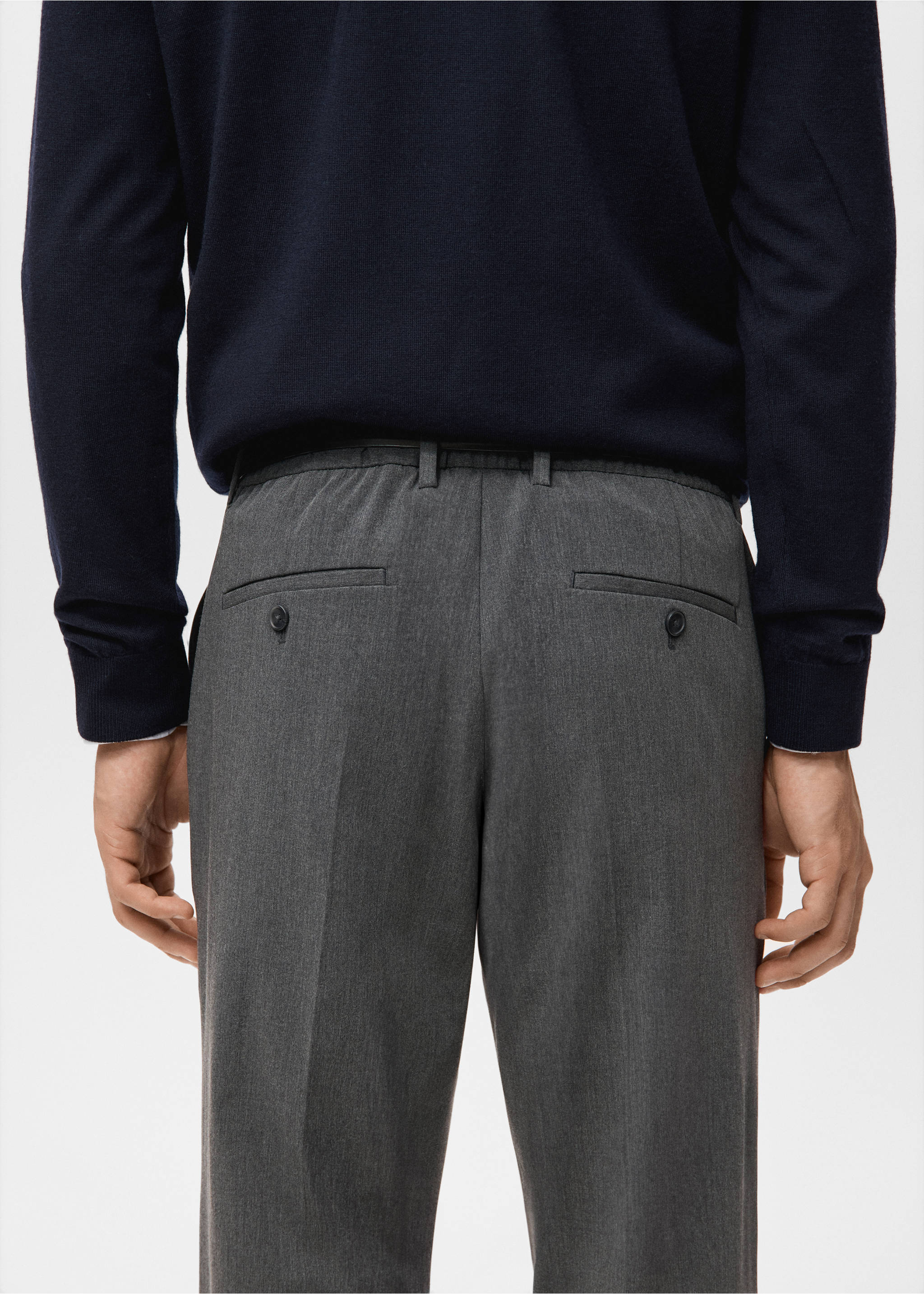 Bologna七分修身裤 - null, 灰色. Ref: 27021190-00.