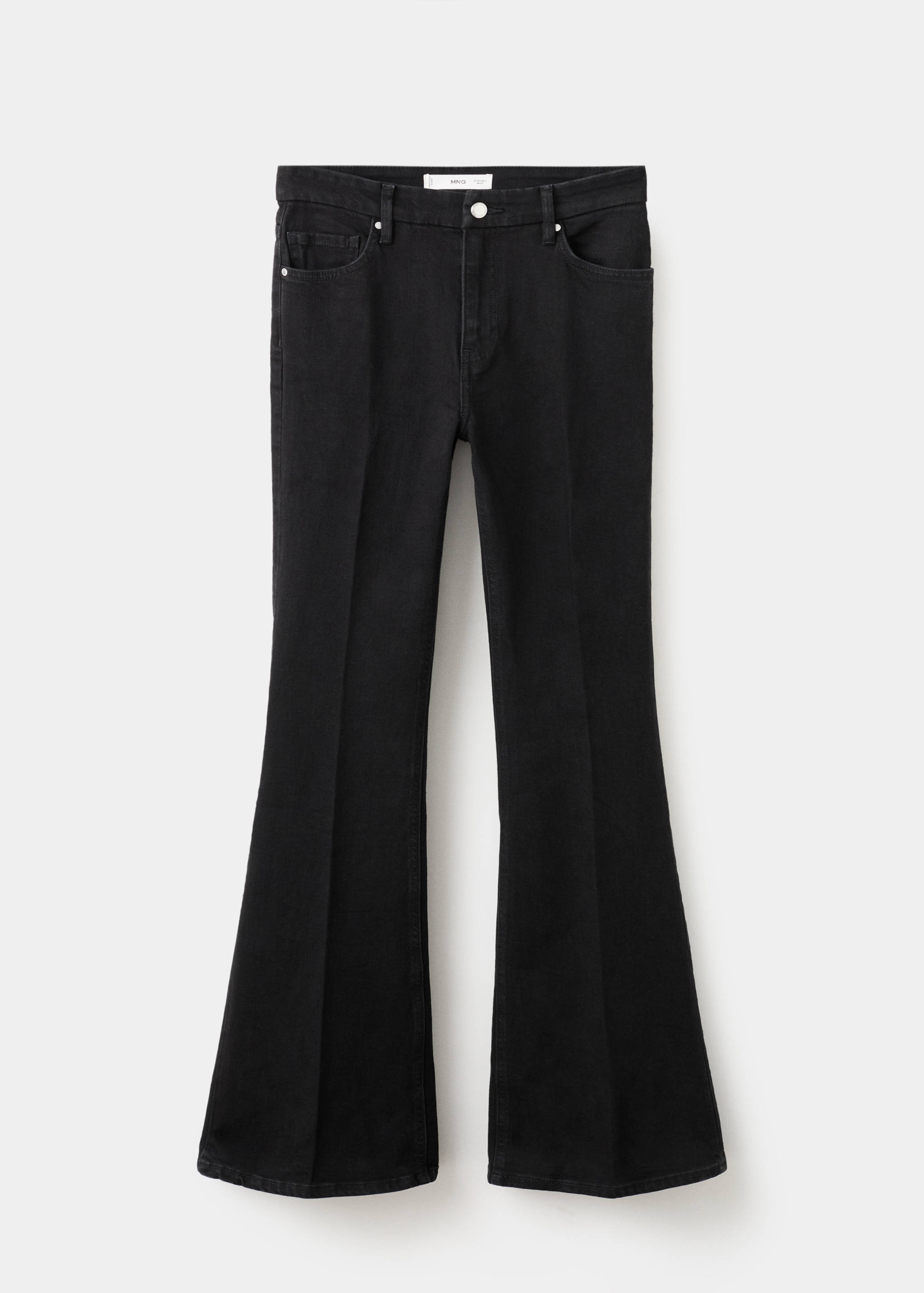 Violet flared high-rise jeans - Article without model