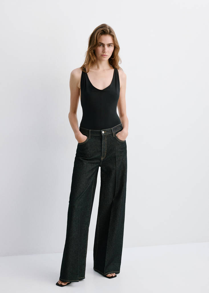 High-waisted wideleg jeans — Open Blue