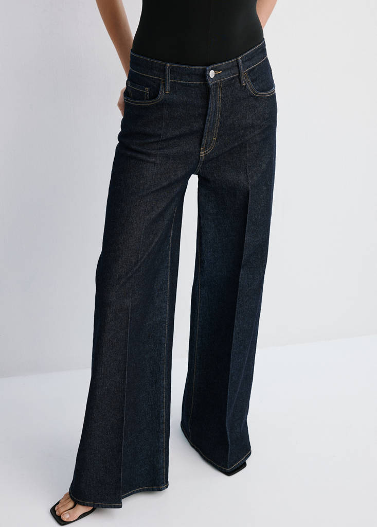 High-waisted wideleg jeans — Open Blue
