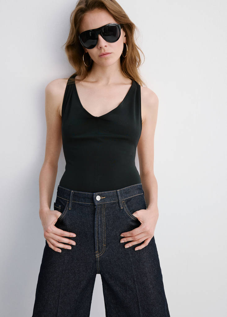 High-waisted wideleg jeans — Open Blue