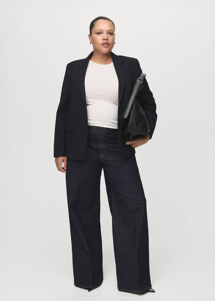 High-waisted wideleg jeans — Open Blue