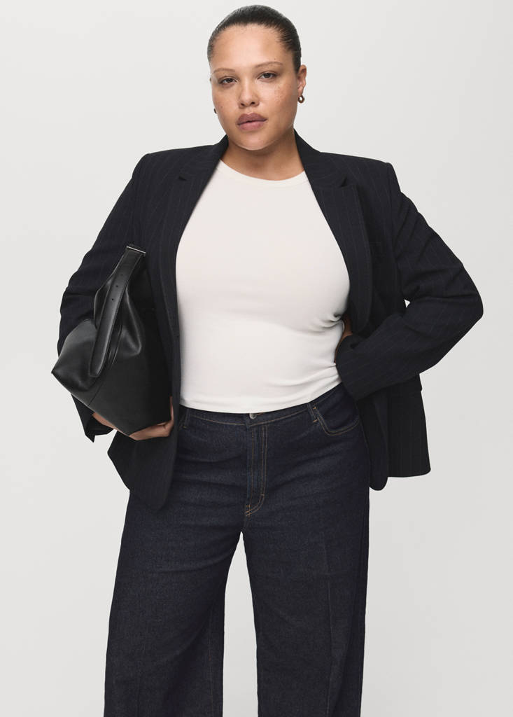 High-waisted wideleg jeans — Open Blue