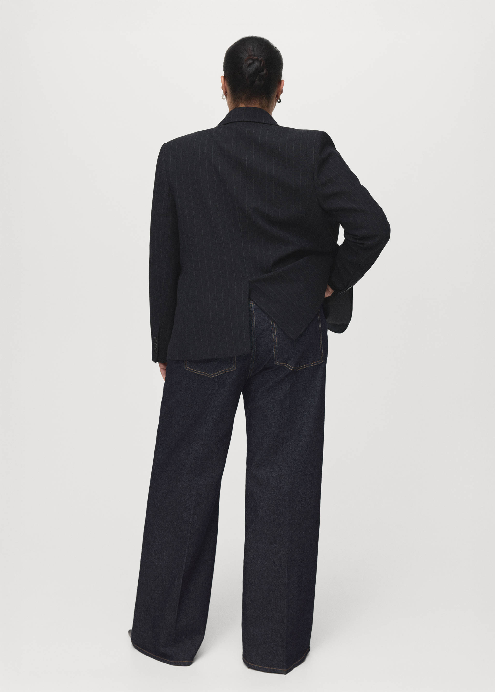 High-waisted wideleg jeans - Details of the article 4