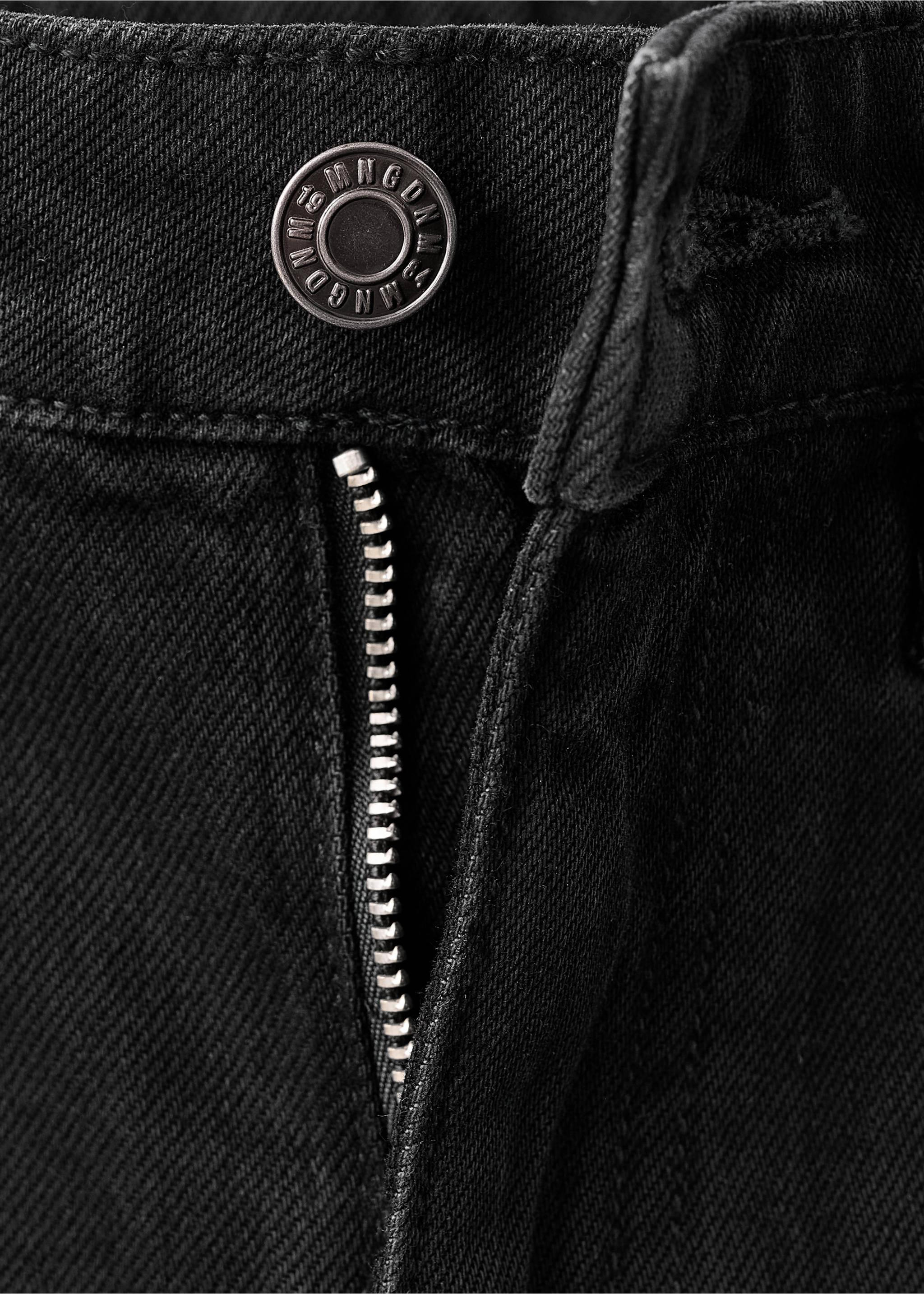 Matilda中腰直筒牛仔裤 - null, 黑牛仔. Ref: 27021198-00.