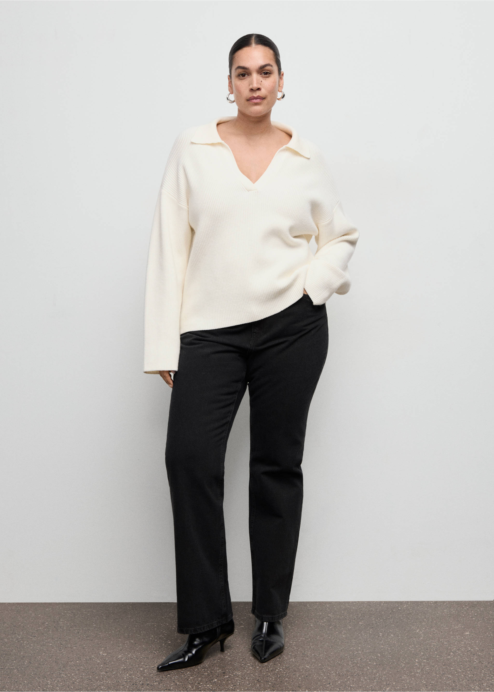 Matilda中腰直筒牛仔裤 - null, 黑牛仔. Ref: 27021198-00.