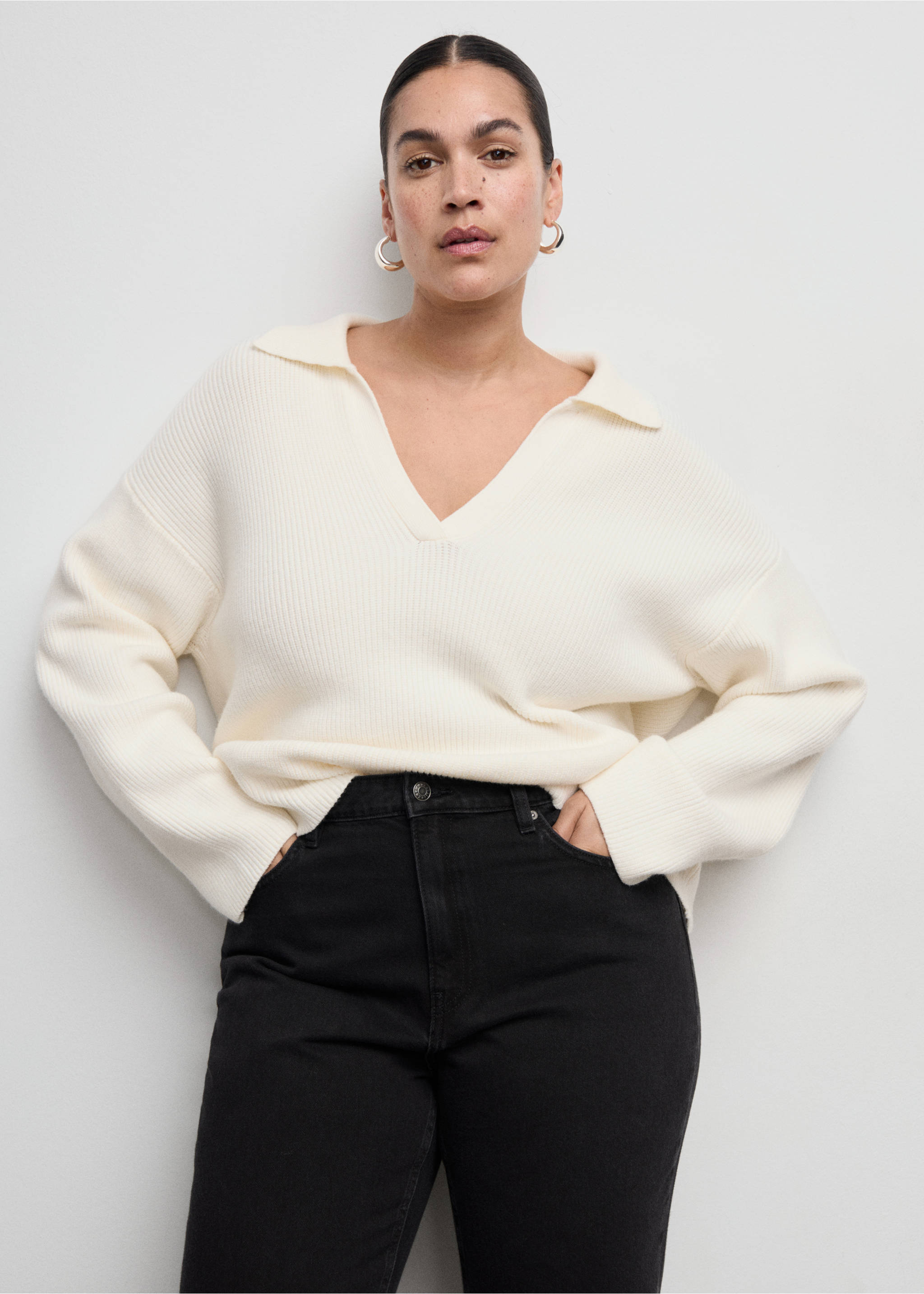 Matilda中腰直筒牛仔裤 - null, 黑牛仔. Ref: 27021198-00.