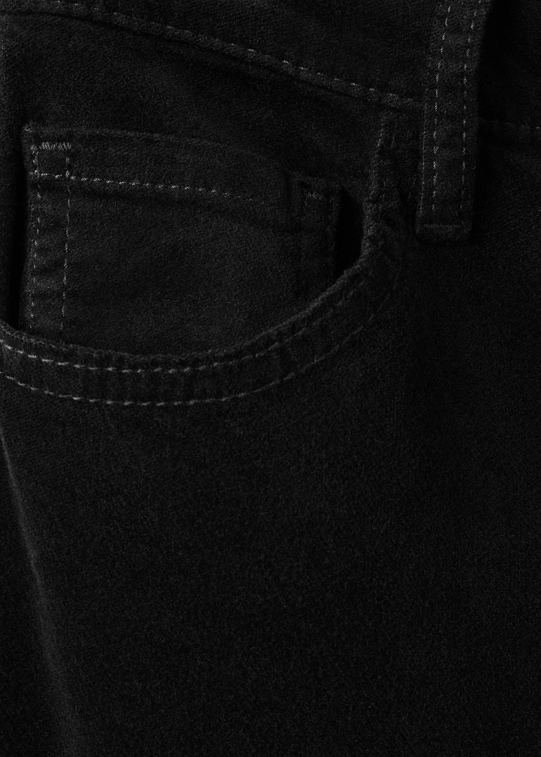 Jeans flare terciopelo - Detalle del artículo 0