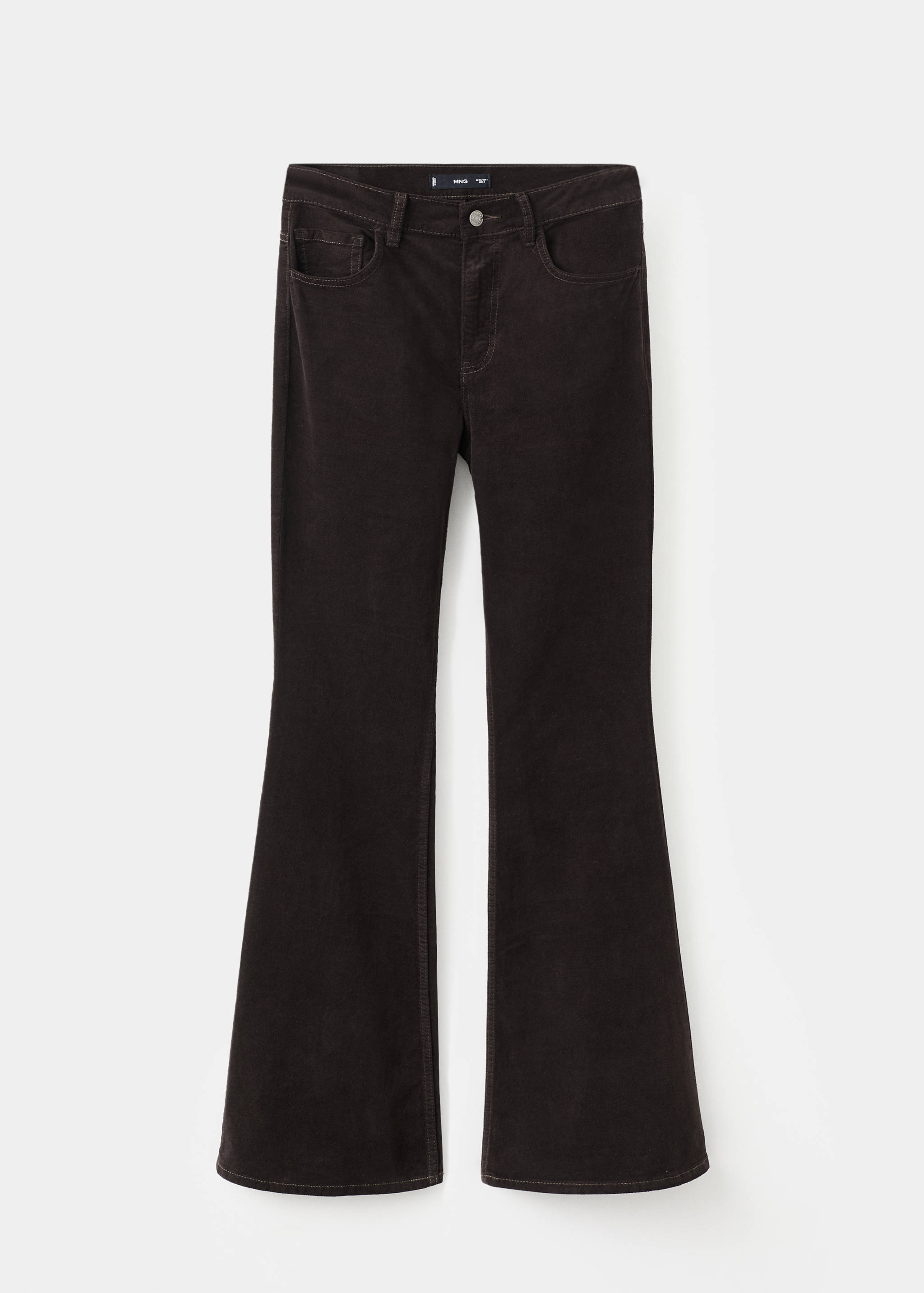 Velvet flared jeans - Article without model