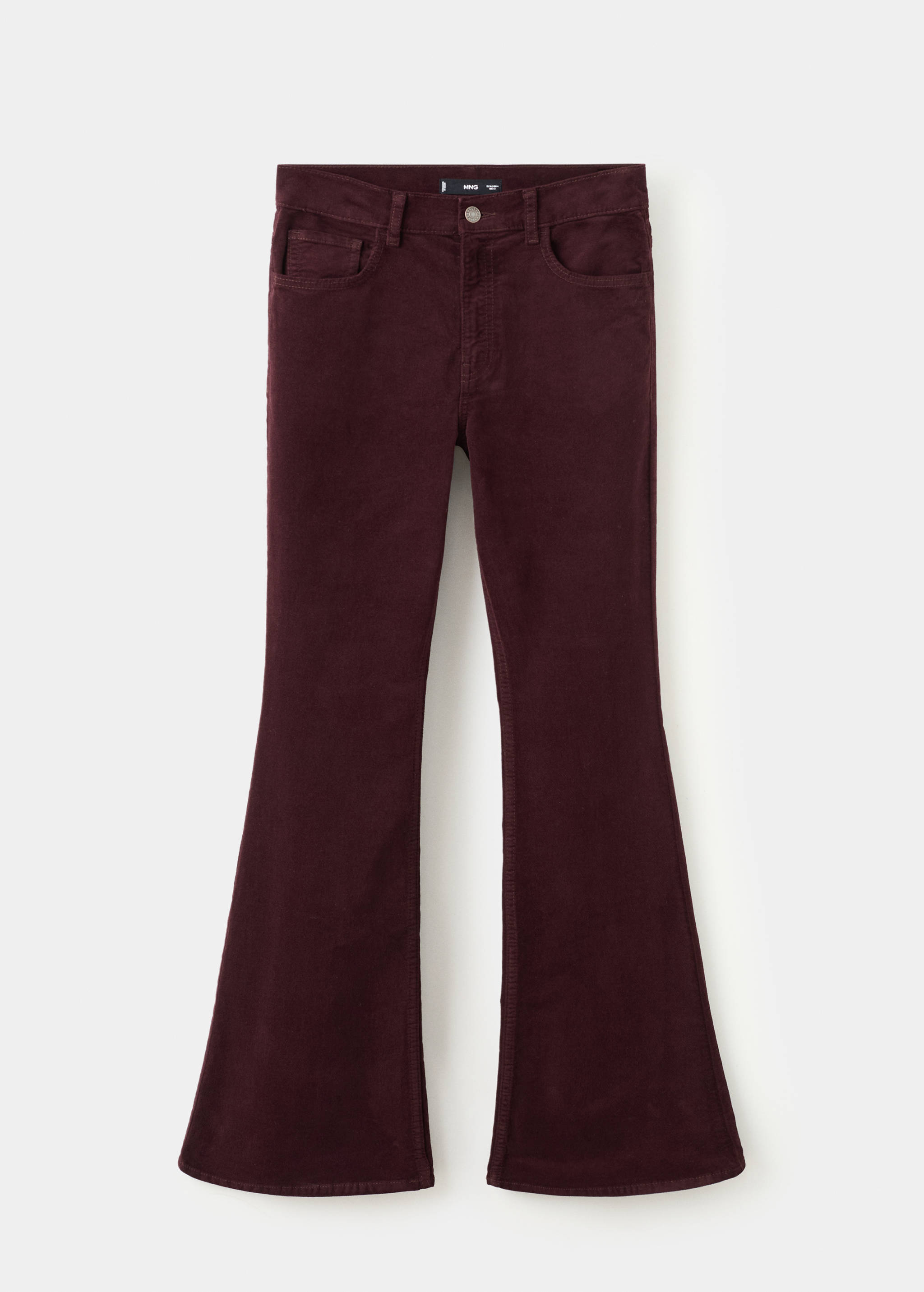 Velvet flared jeans - Article without model
