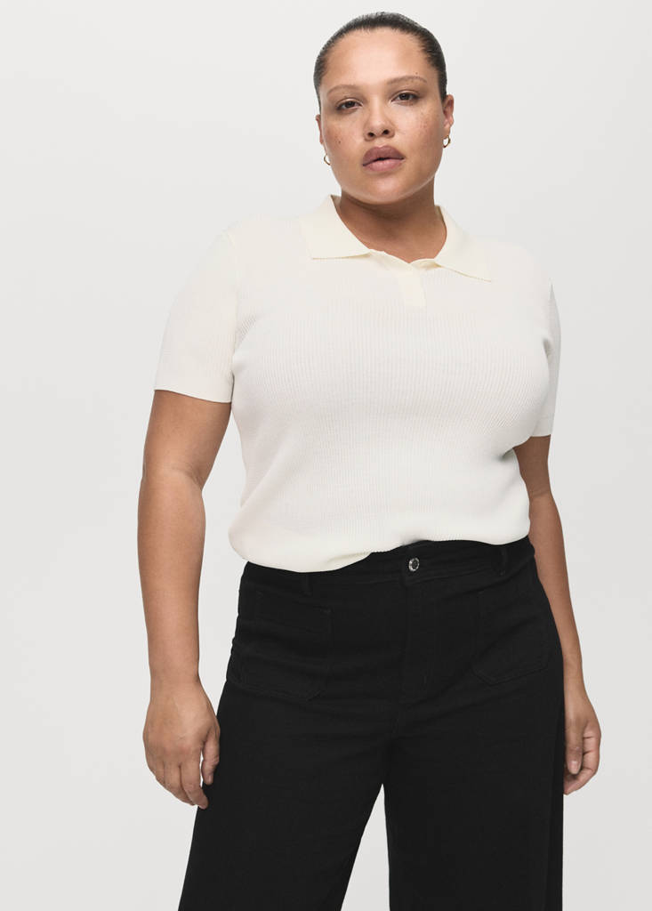 Wide leg jeans with pockets — Black denim