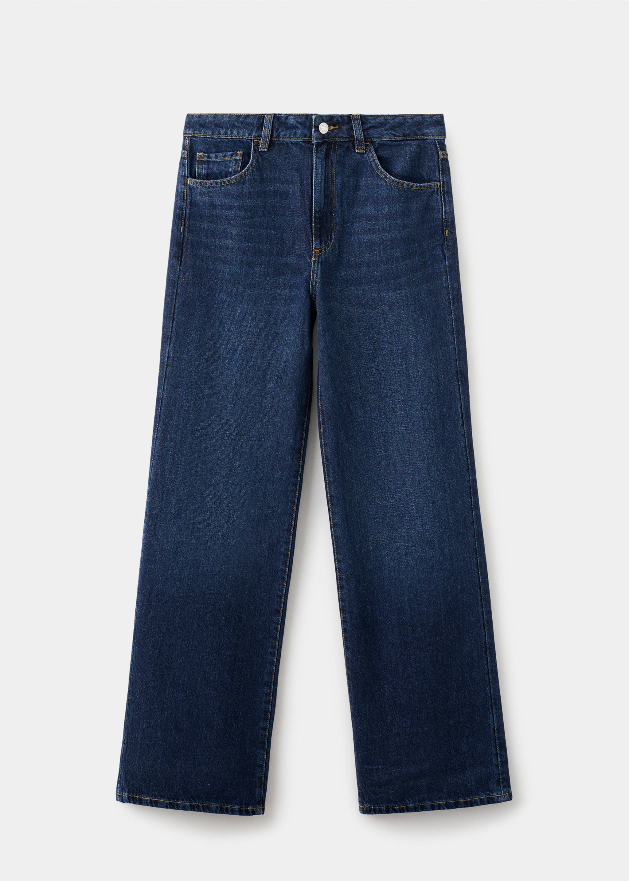 Danila high-waisted wide leg jeans - Article without model, Dark Blue. Ref: 27021203-00.