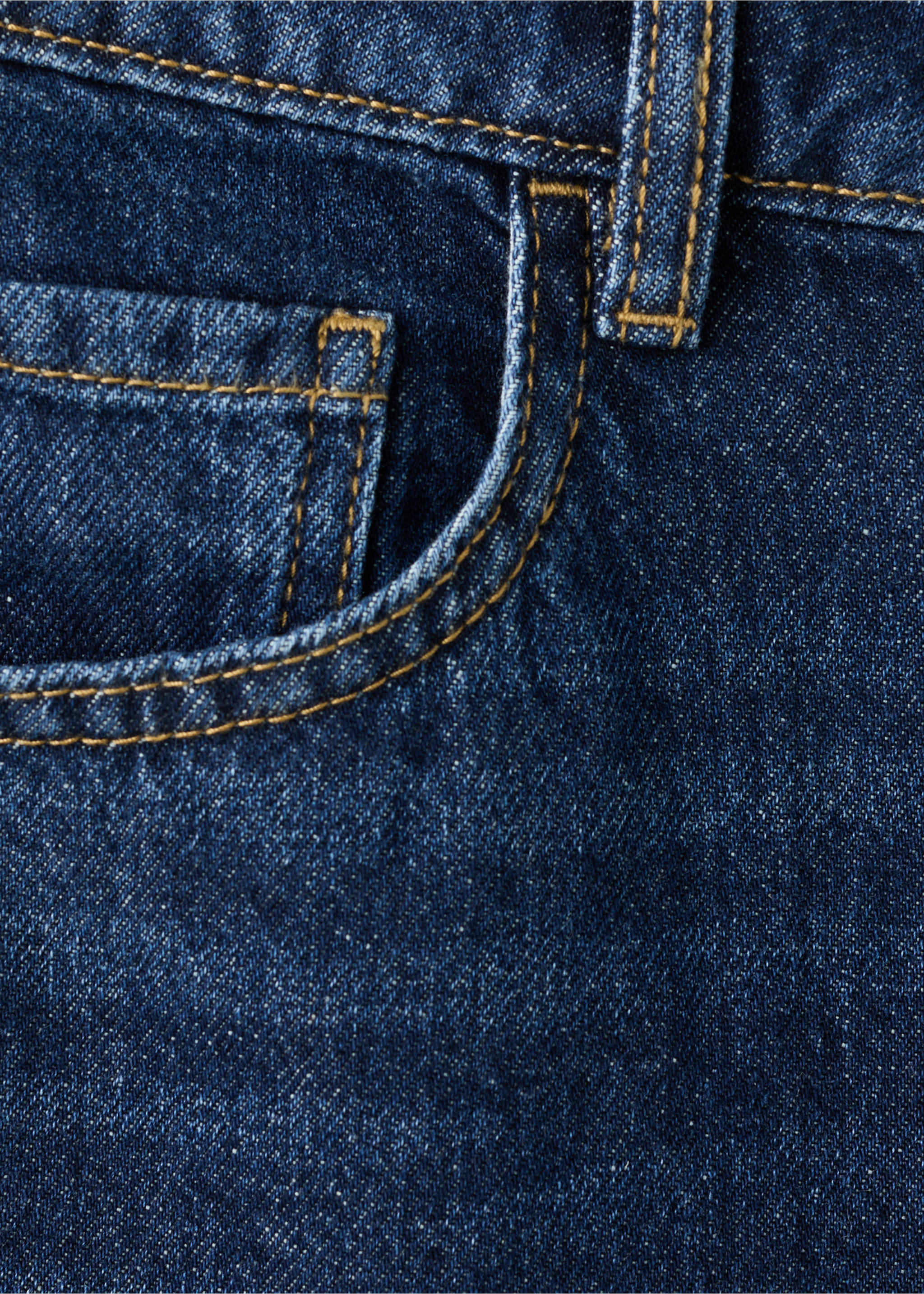 Danila high-waisted wide leg jeans - Details of the article 0, Dark Blue. Ref: 27021203-00.