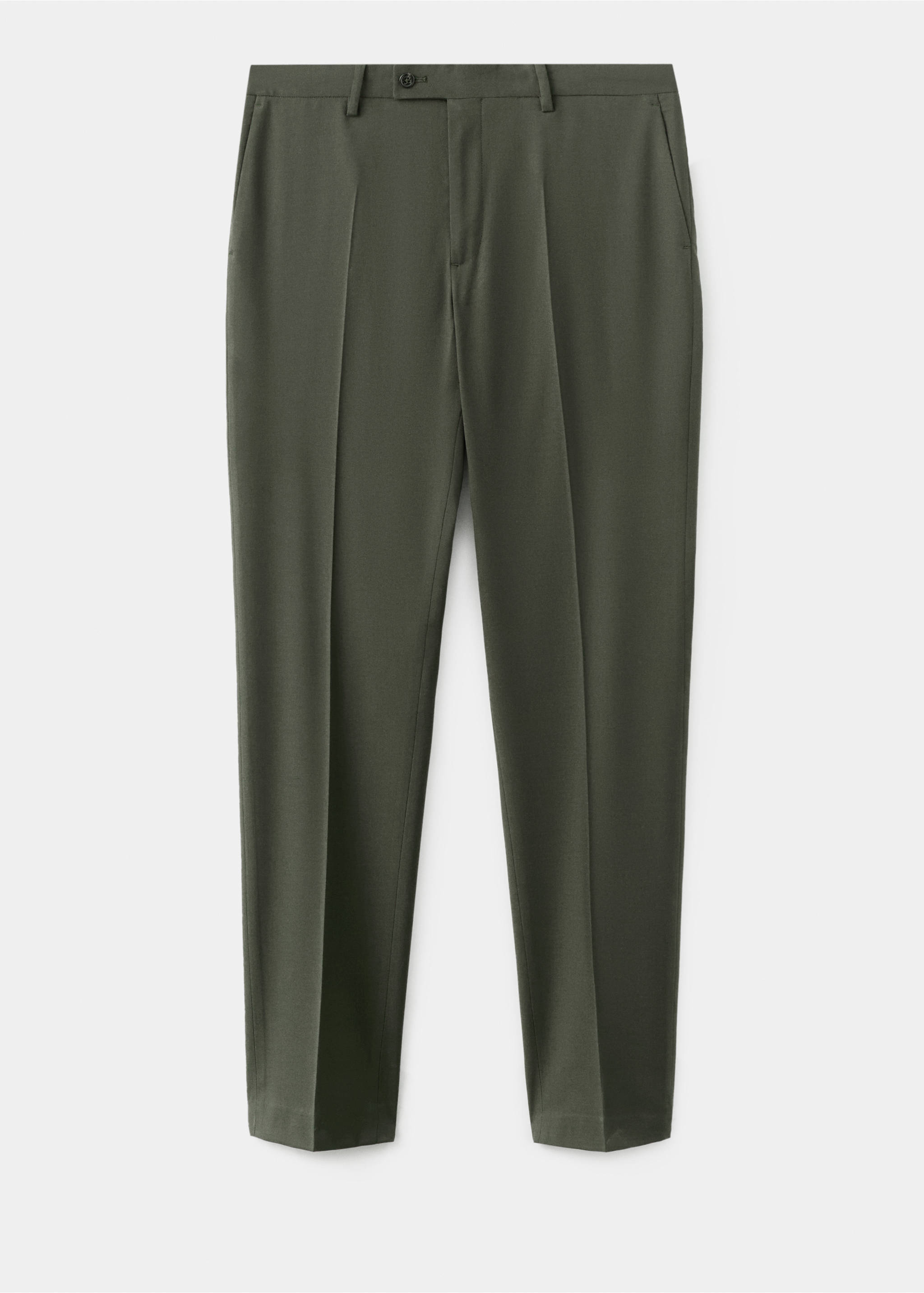 Milan slim fit kumaş pantolon - Modelsiz ürün, Haki Renk. Ref: 27021206-00.